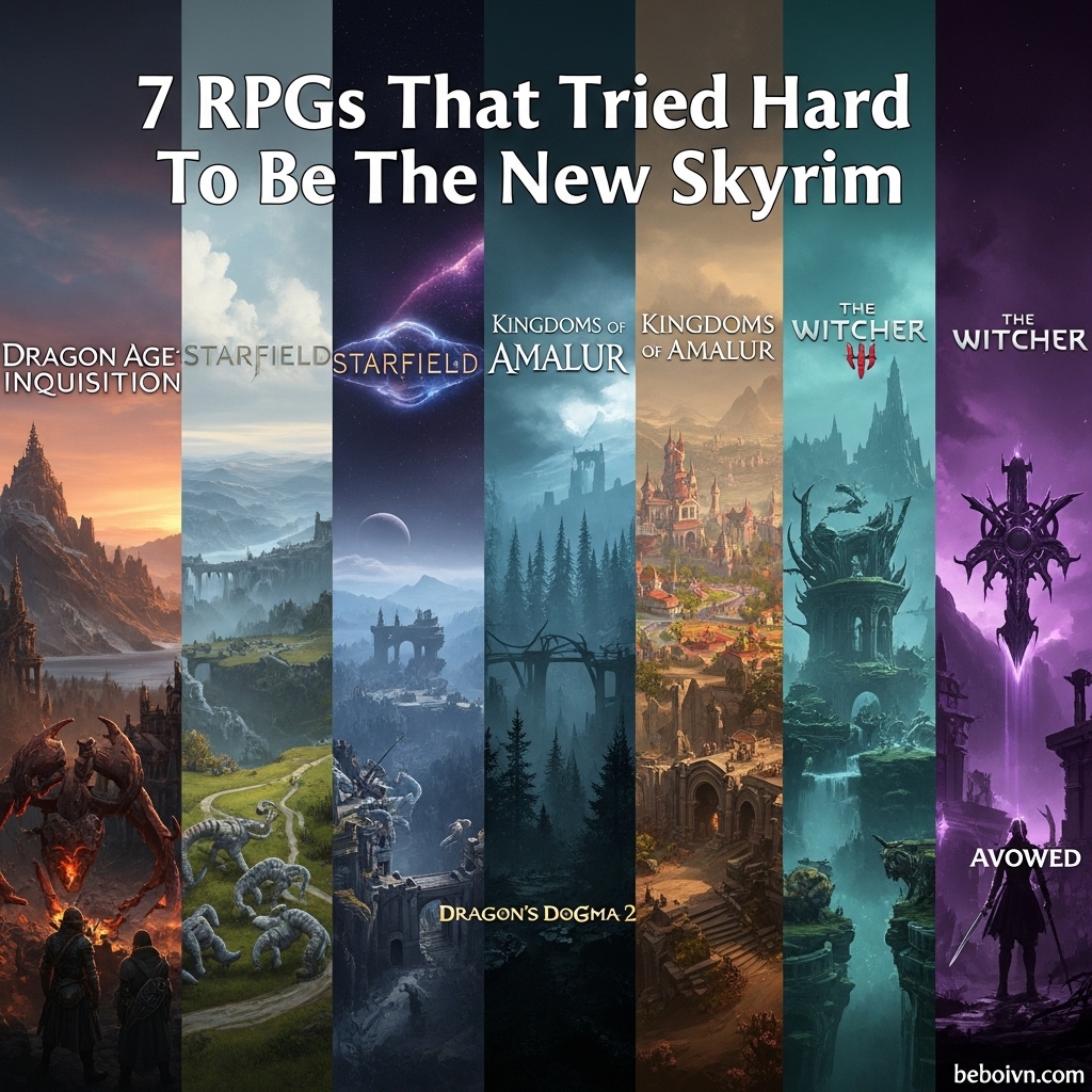 7 RPGs That Tried Hard To Be The New Skyrim