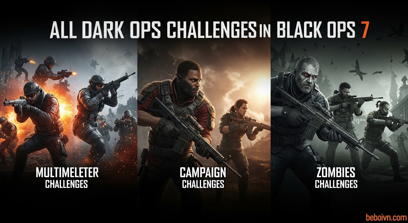 All Dark Ops Challenges in Black Ops 7