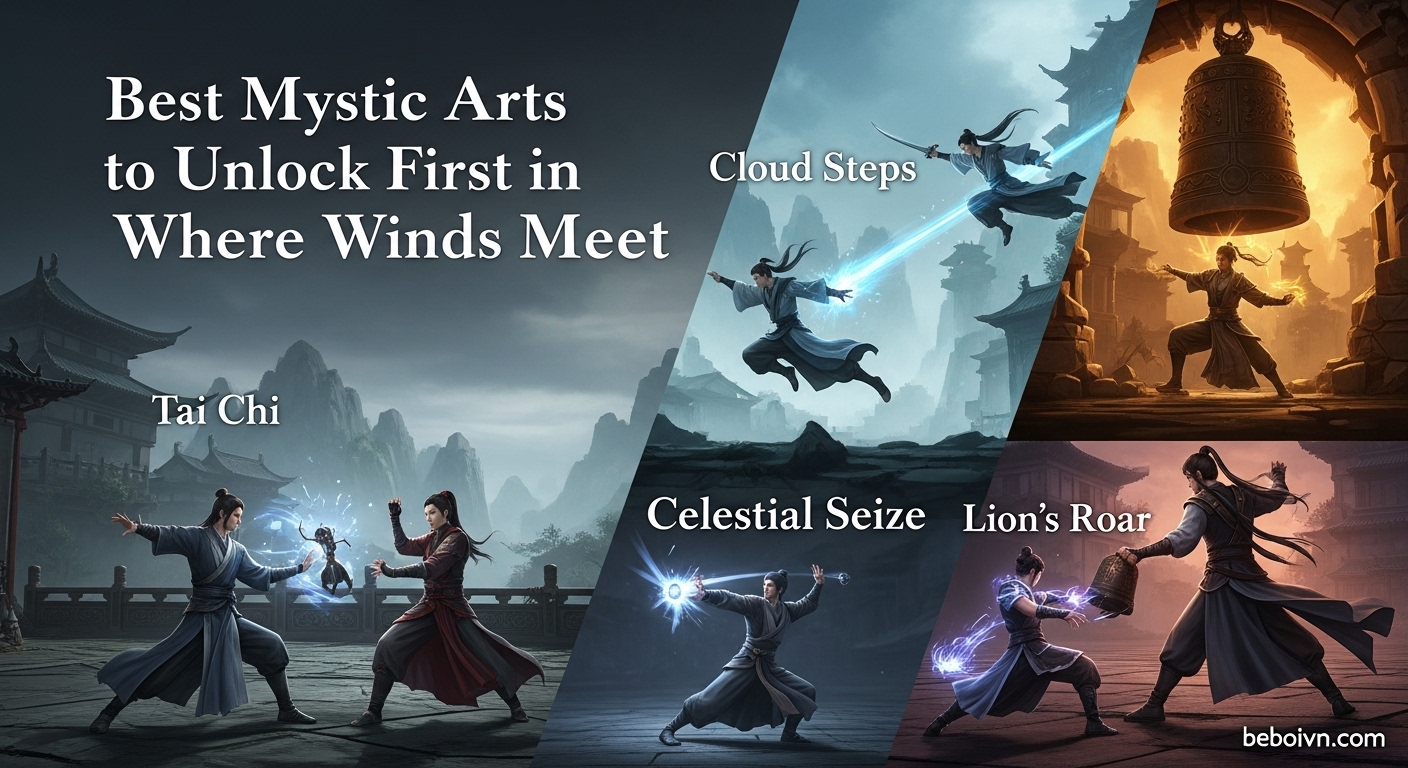 Best Mystic Arts to Unlock First in Where Winds Meet