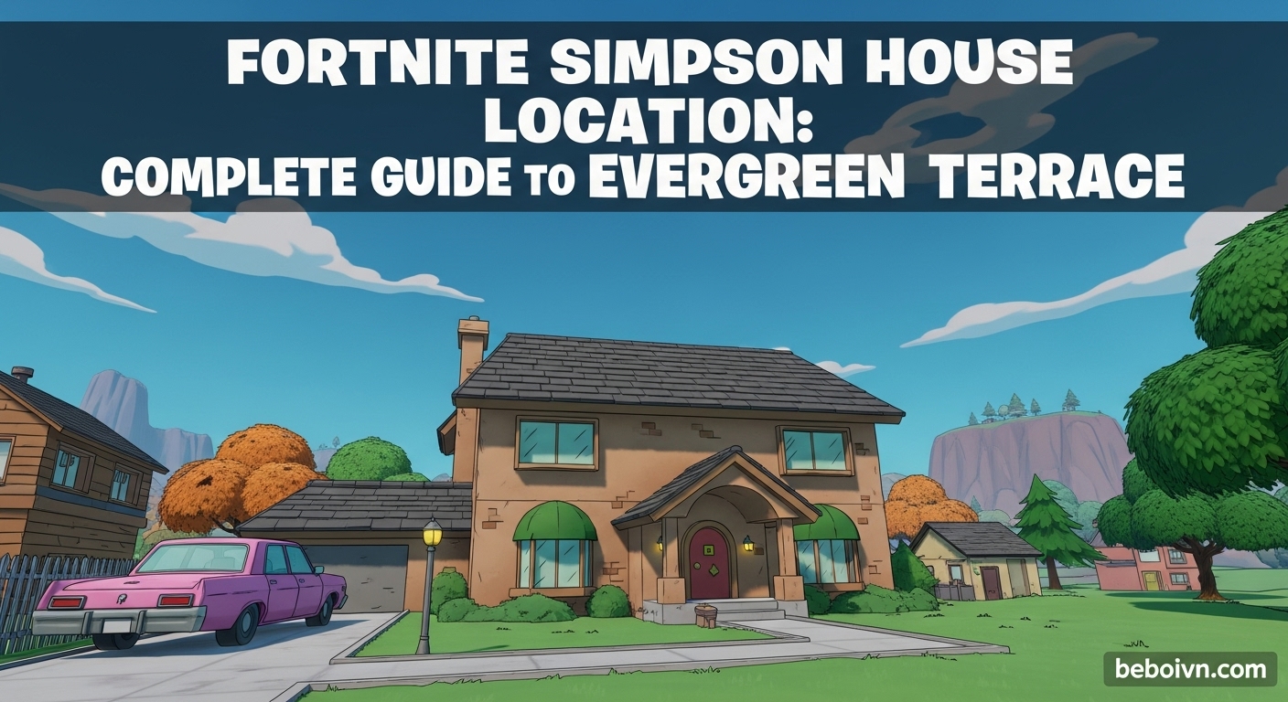 Fortnite Simpson House Location