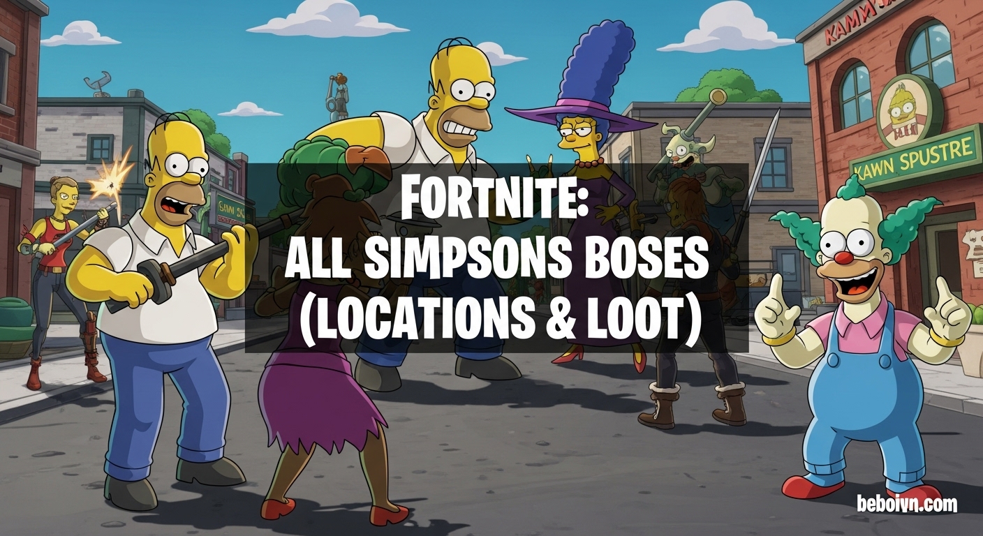 Fortnite Simpsons Bosses
