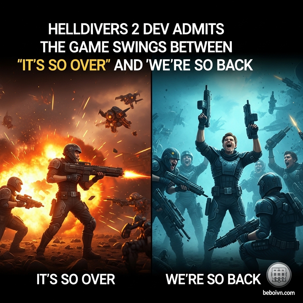 Helldivers 2 Dev on Game's 'It's So Over' and 'We're So Back' Swings