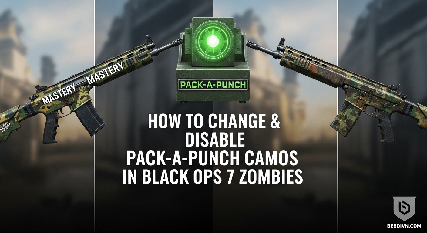 How to Change & Disable Pack-a-Punch Camos in Black Ops 7