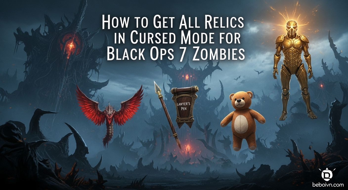 How to Get All Relics in Cursed Mode BO7 Zombies