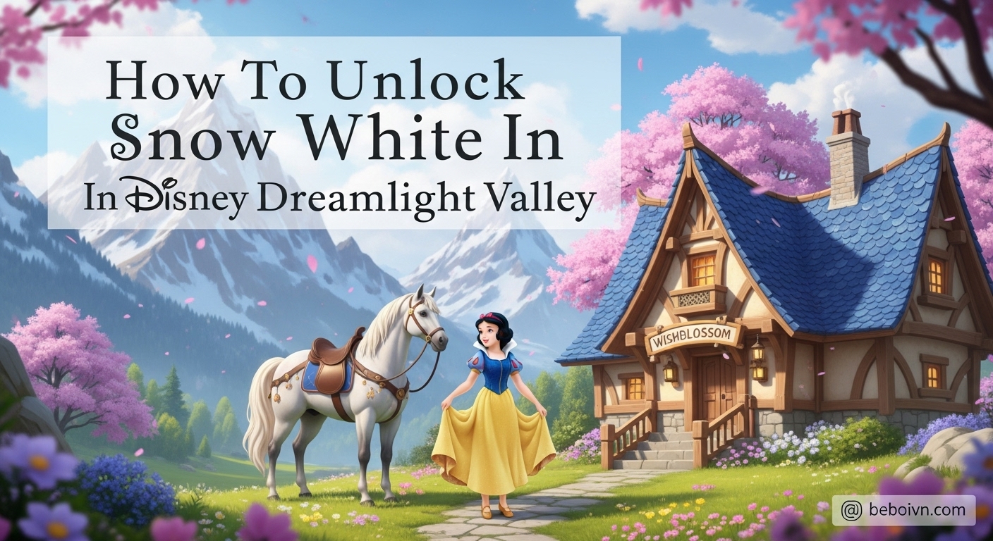 How to Unlock Snow White in Disney Dreamlight Valley