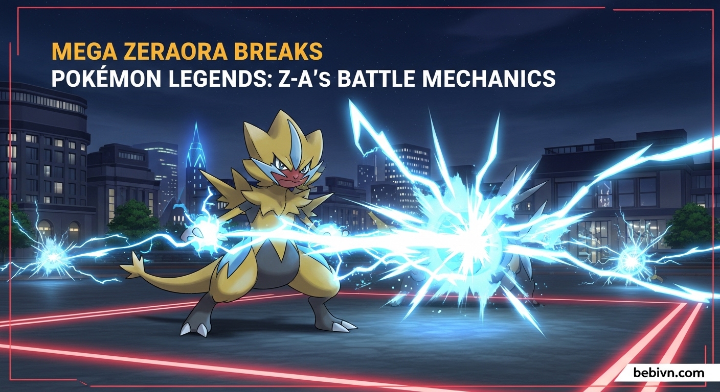 Mega Zeraora Breaks Pokemon Legends