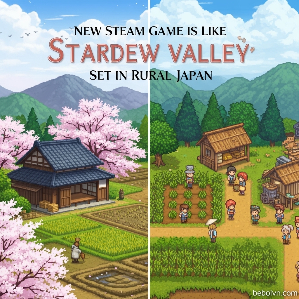 New Steam Game Like Stardew Valley in Rural Japan