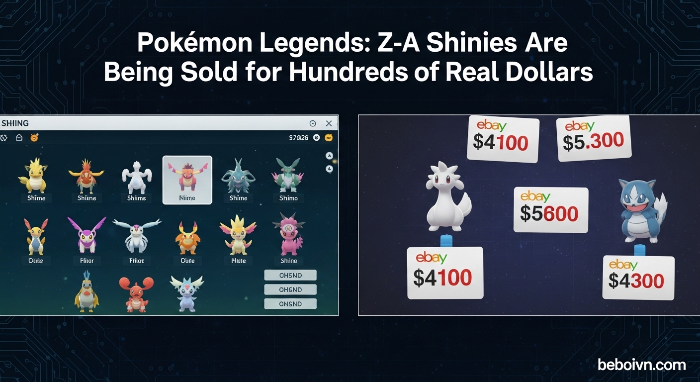 Pokemon Legends Z-A Shinies Sold for Hundreds
