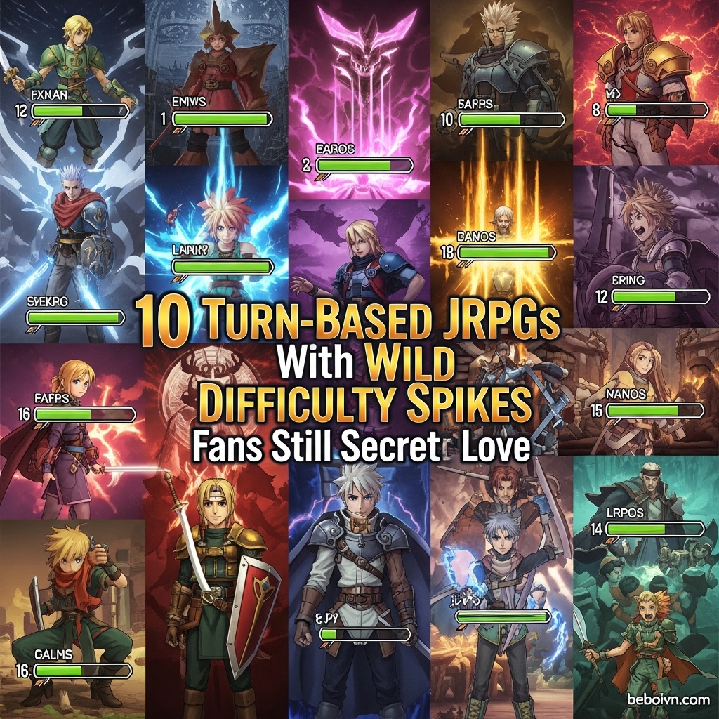 Turn-Based JRPGs With Wild Difficulty Spikes