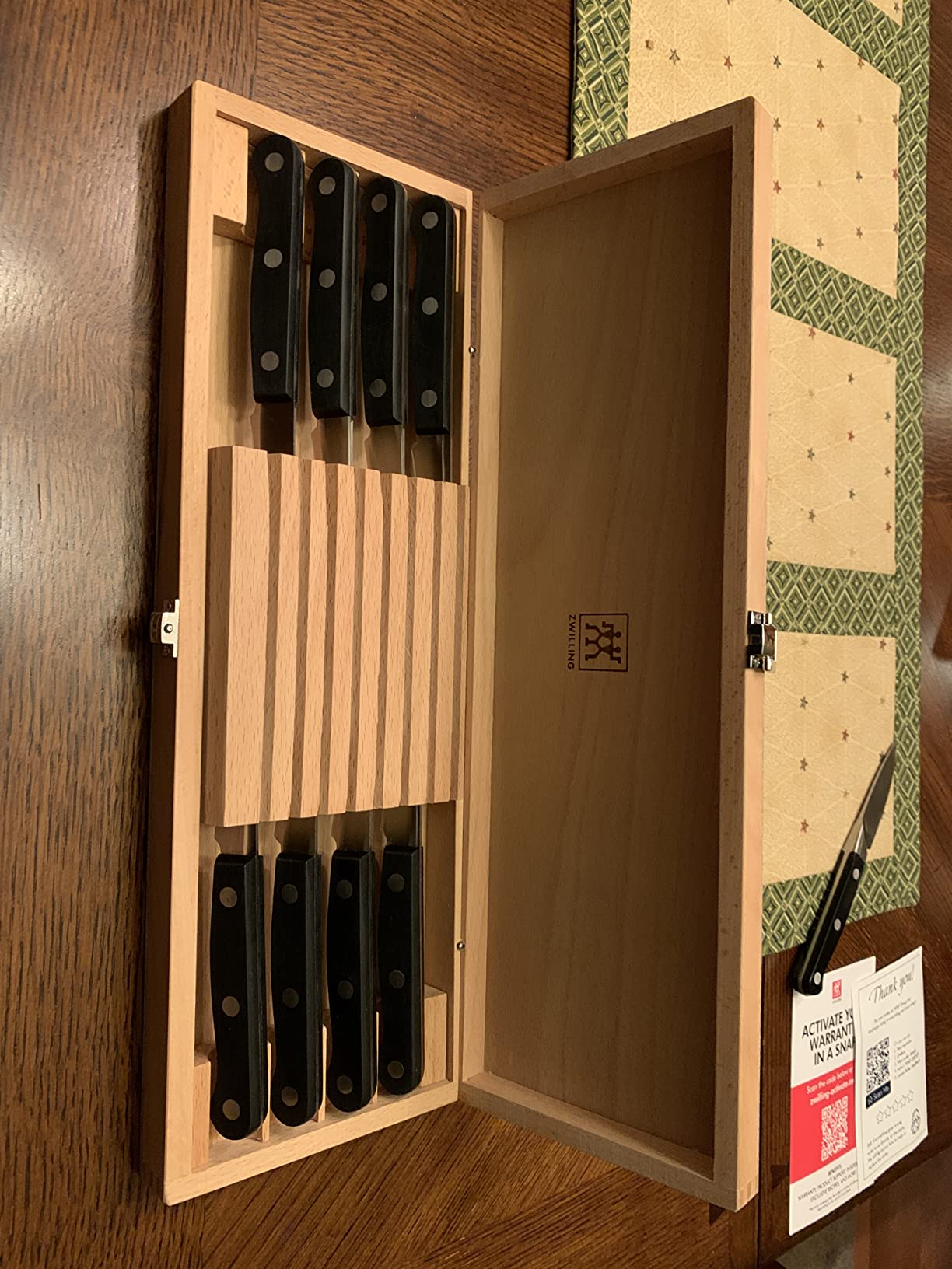 ZWILLING TWIN Gourmet Steak Knives Set of 4 - Customer Photo 2