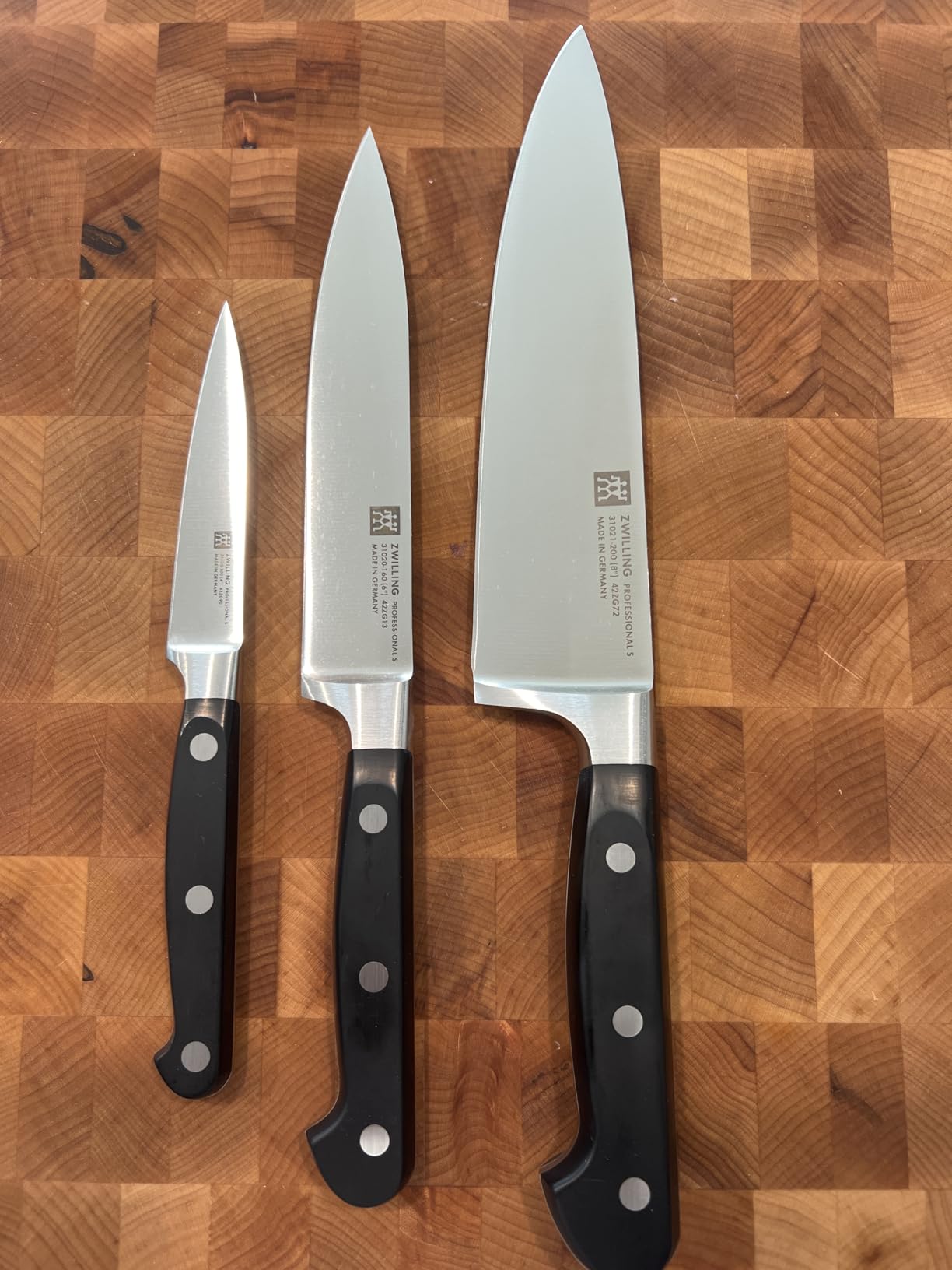 Zwilling Professional S J.A Henckels 3 Piece Knives Set - Customer Photo 2