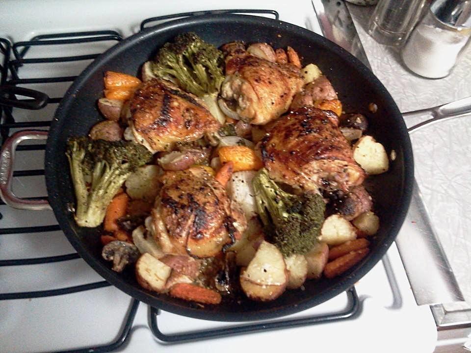 Cuisinart Chef's Classic 8-Inch Open Skillet Nonstick-Hard-Anodized, 622C-20 - Customer Photo 2