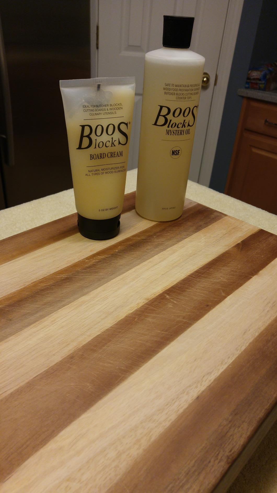 John Boos MYSB Mystery Butcher Block Oil, 16 Ounce Bottle - Customer Photo 3