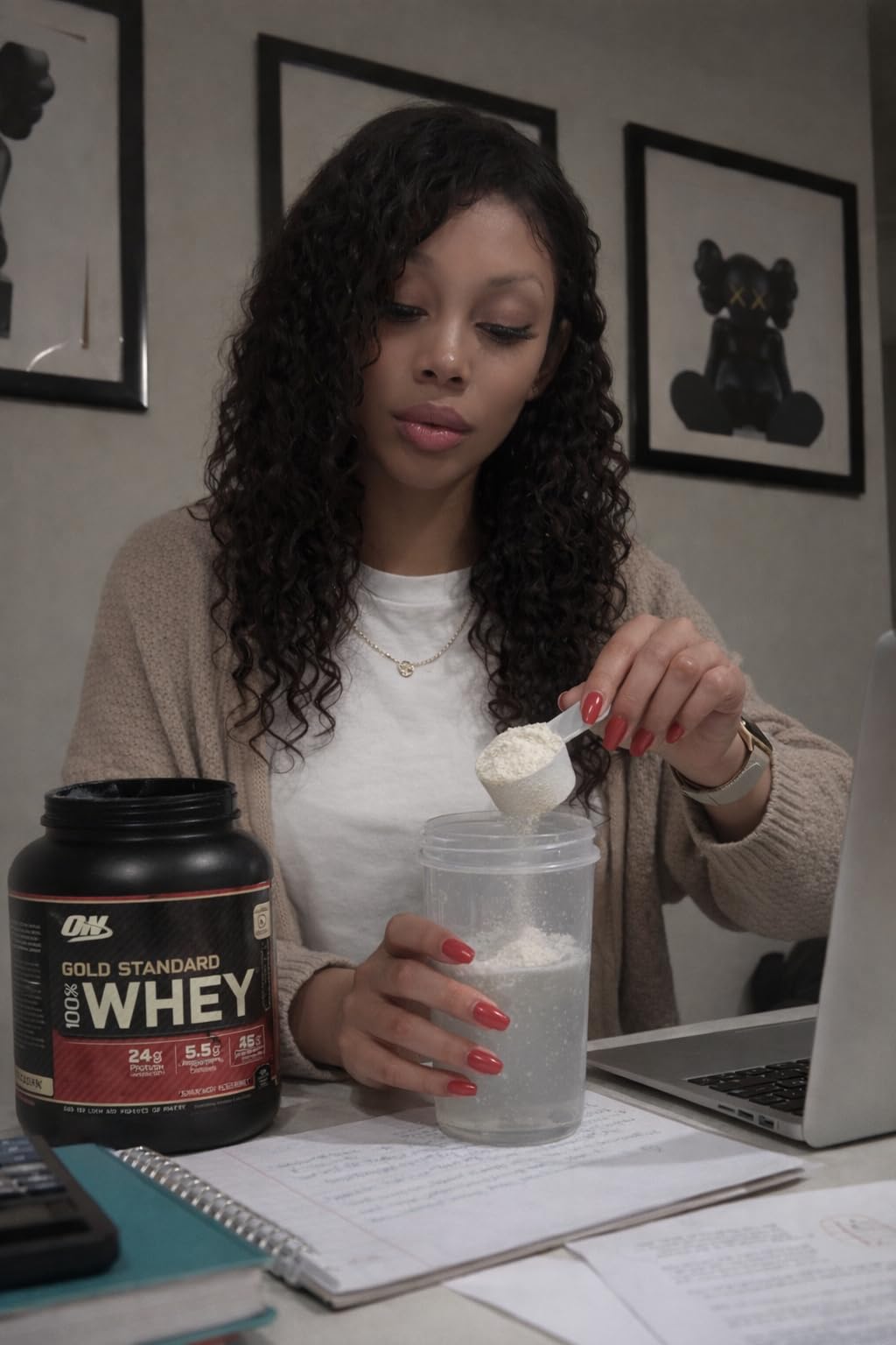 Optimum Nutrition Gold Standard 100% Whey Protein Powder, Vanilla Ice Cream, 2 Pound (Packaging May Vary) customer photo 2
