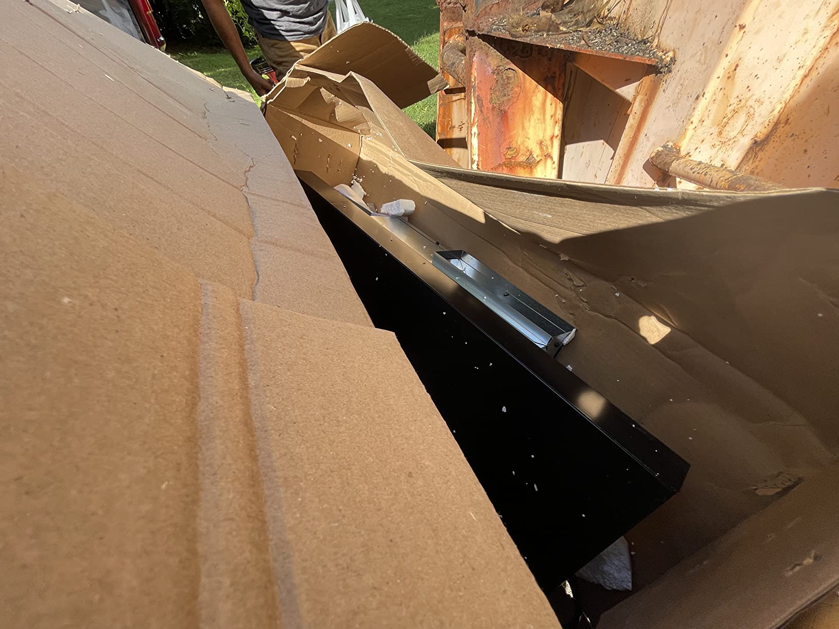 Broan 273603 Eclipse Downdraft Model Ventilator, 36-Inch, Satin Aluminum - Customer Photo 1