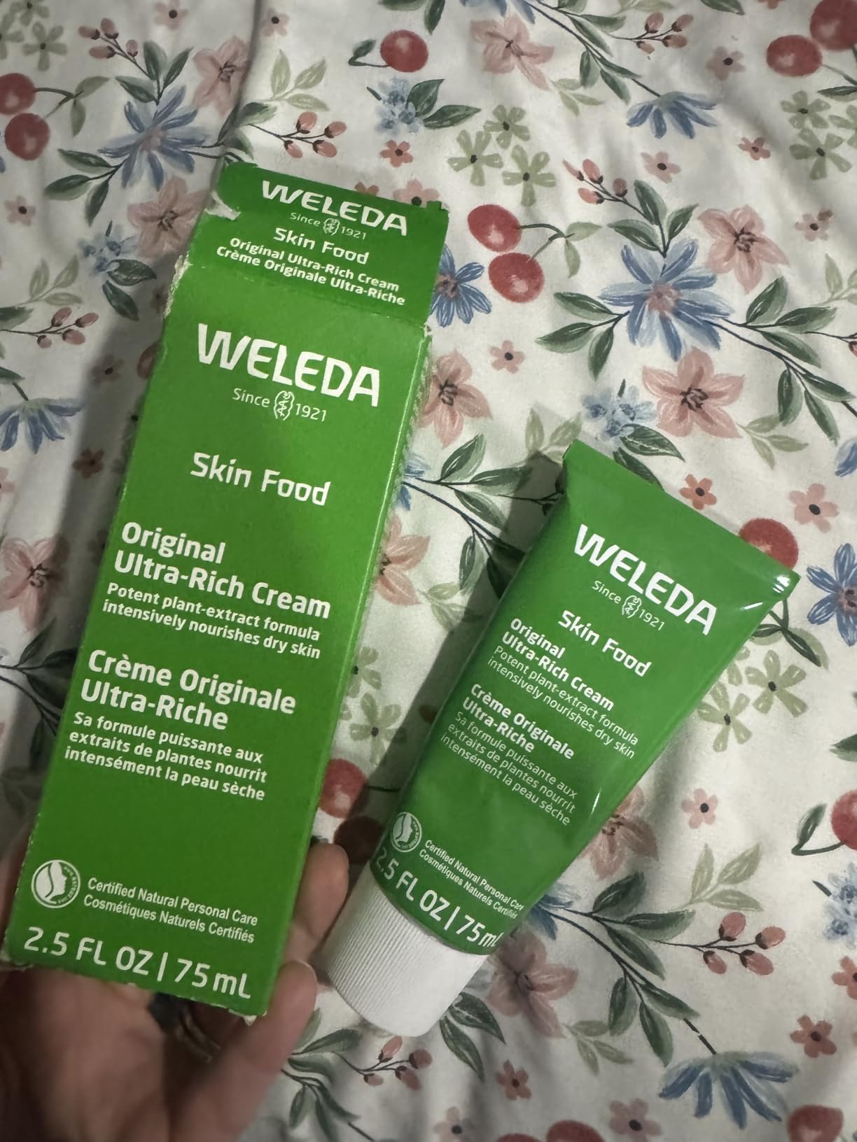 Weleda Skin Food Original Ultra-Rich Body Cream 2.5 Fluid Ounce, Plant Rich Hydrating Moisturizer with Pansy, Chamomile and Calendula customer photo 2