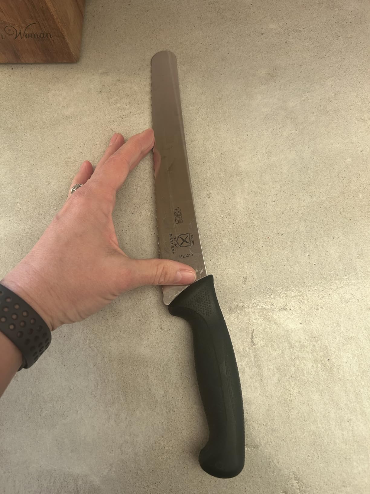 Mercer Culinary M22608 Millennia Black Handle, 8-Inch, Chef's Knife - Customer Photo 1