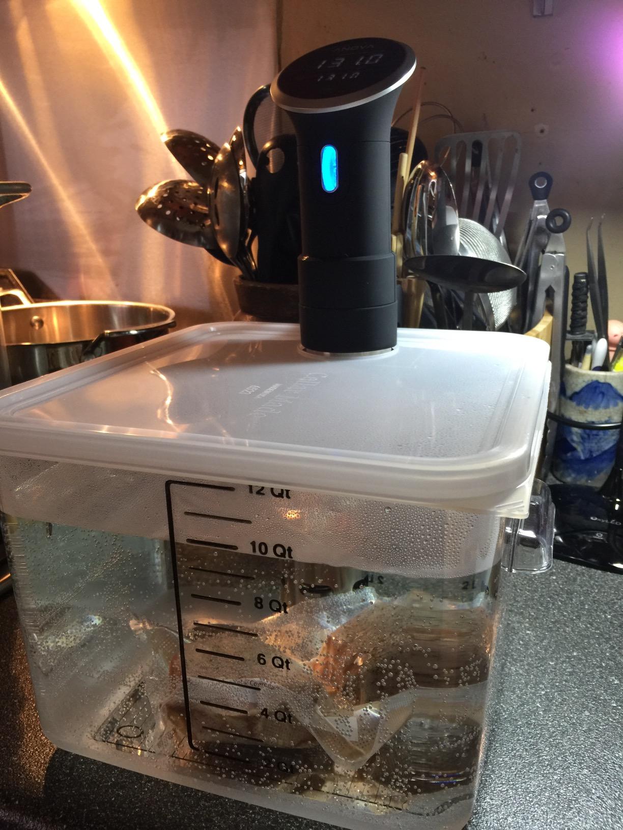 Rubbermaid Commercial Products Space Saving Square Food Storage Container 12 Quart Clear for Kitchen/Sous Vide/Meal Prep Customer Review Rubbermaid Commercial Products Space Saving Square Food Storage Container 12 Quart Clear for Kitchen/Sous Vide/Meal Prep - Customer Photo 3