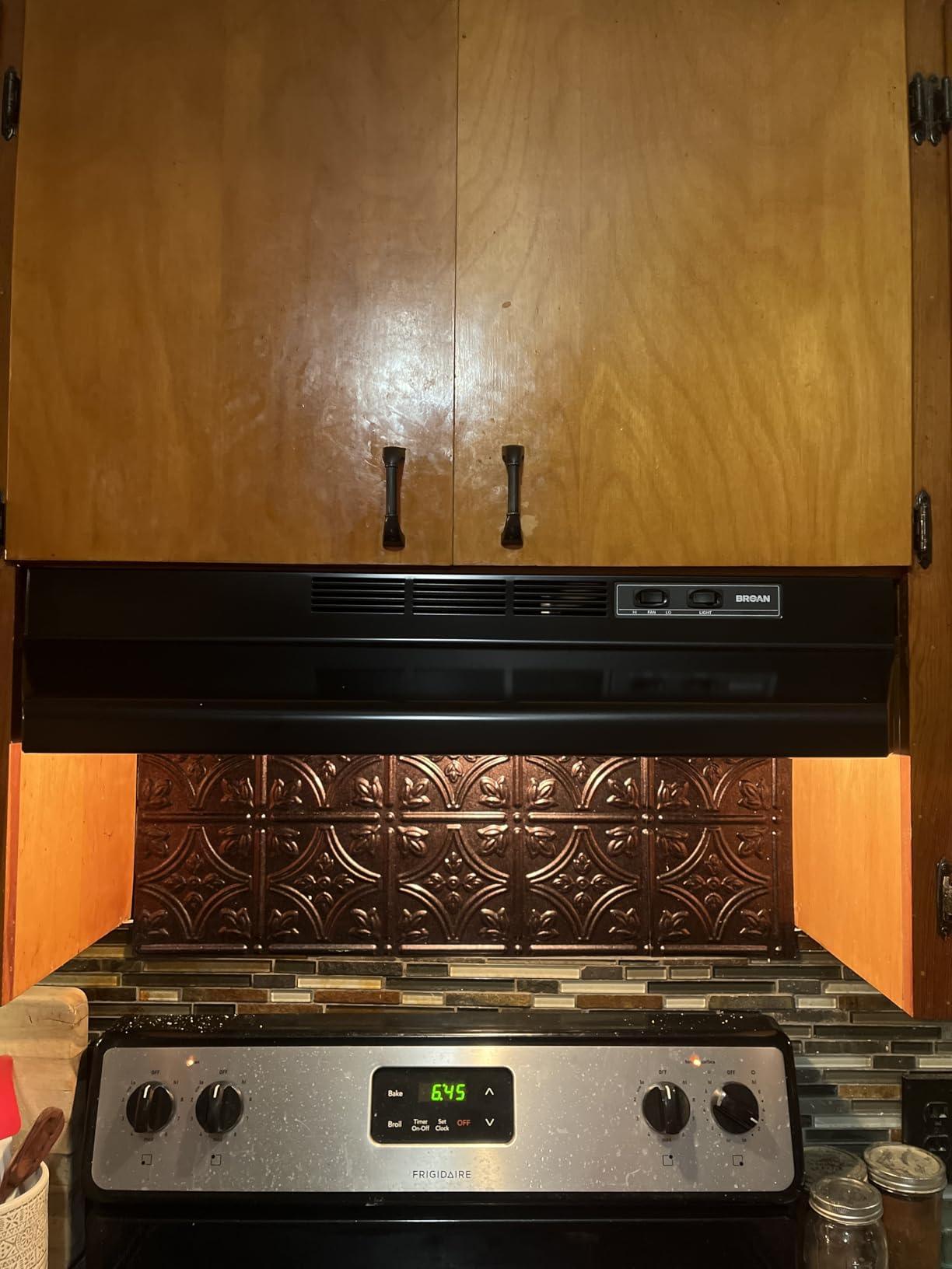 Broan-NuTone 413023 Ductless Range Hood Insert with Light, Exhaust Fan for Under Cabinet, 30-Inch, Black - Customer Photo 4