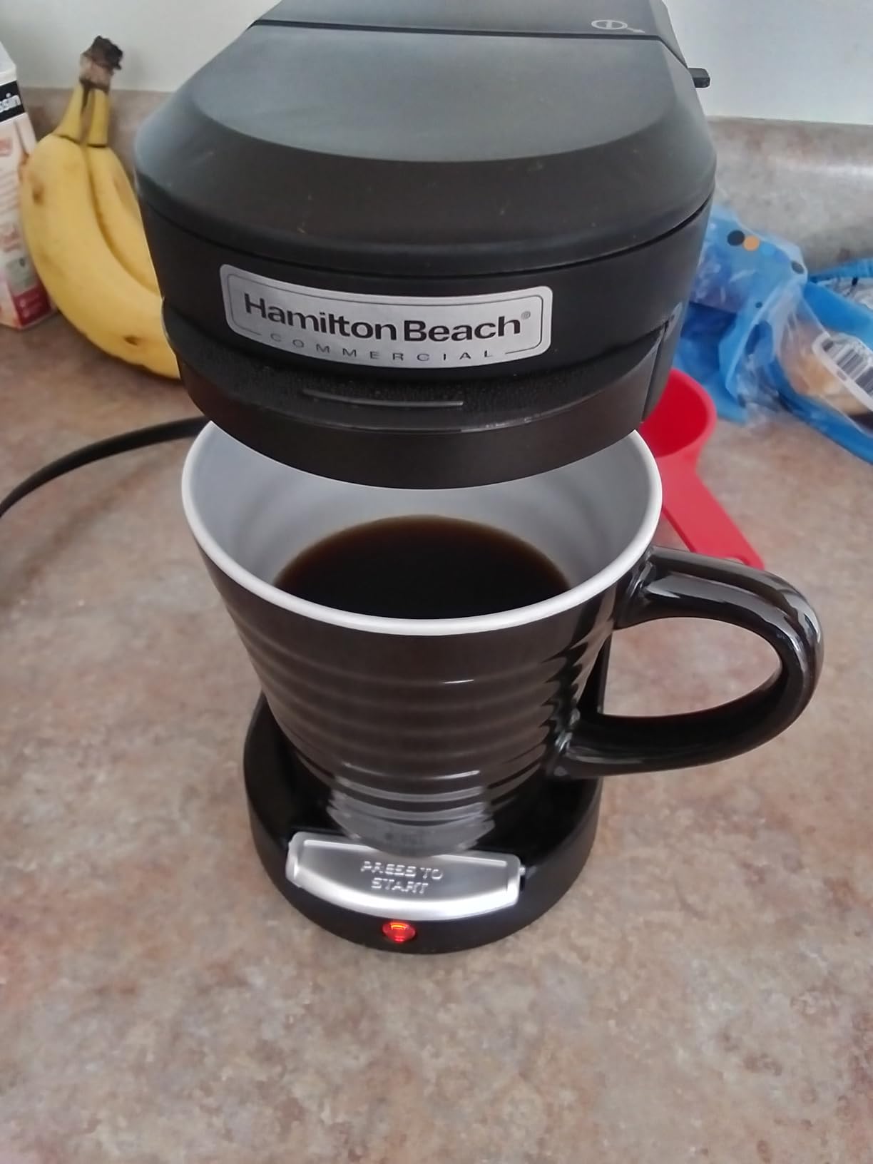 Hamilton Beach Commercial 1 Cup Pod Coffeemaker, Black, Single Serve Coffee Brewer, HDC200B Customer Review Hamilton Beach Commercial 1 Cup Pod Coffeemaker, Black, Single Serve Coffee Brewer, HDC200B - Customer Photo 1