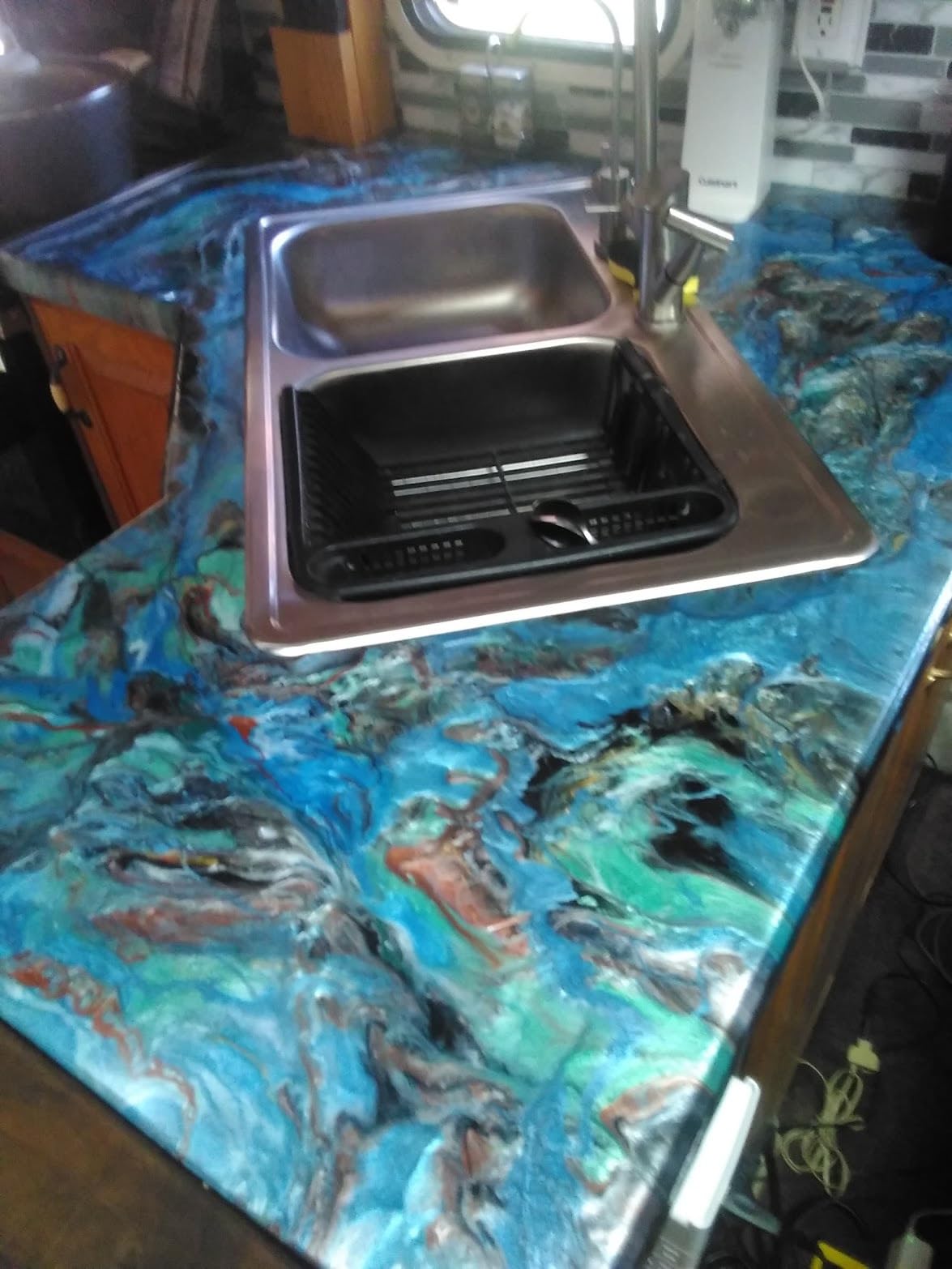 Elkay D233194 Dayton Equal Double Bowl Drop-in Stainless Steel Sink 33 x 19 x 6.5 Customer Review Elkay D233194 Dayton Equal Double Bowl Drop-in Stainless Steel Sink 33 x 19 x 6.5 - Customer Photo 4