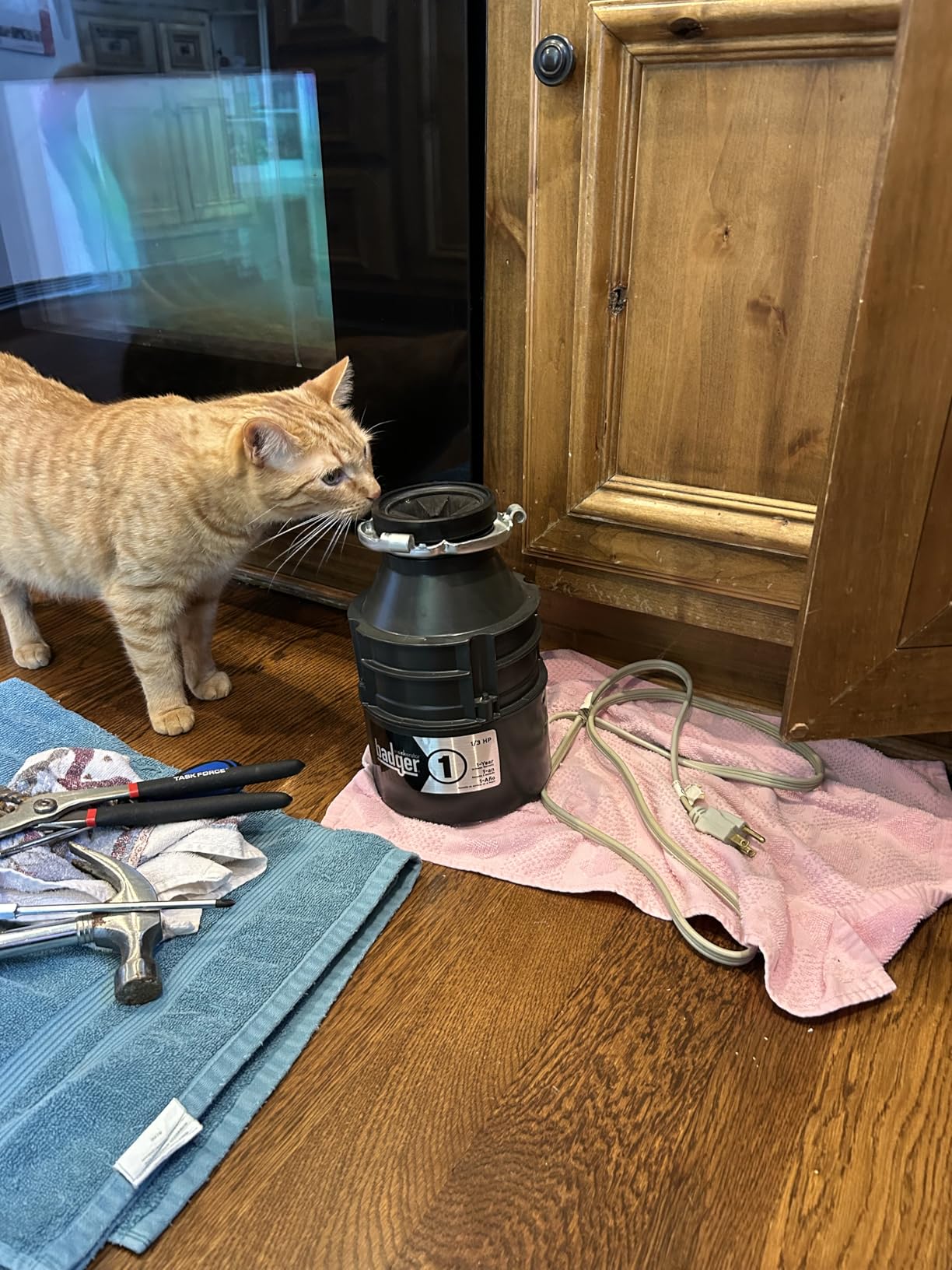 InSinkErator Garbage Disposal with Power Cord, Badger 1, Standard Series, 1/3 HP Continuous Feed, Black - Customer Photo 2