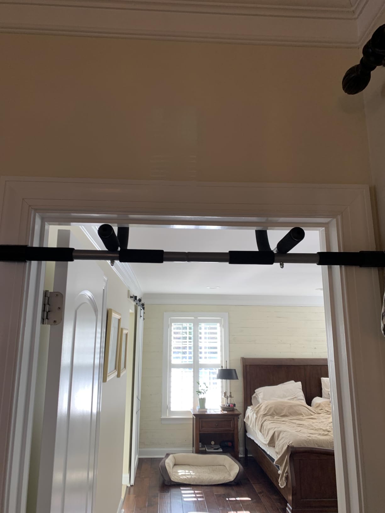 Iron Gym Pull-Up Bar - Total Upper Body Workout Bar for Doorway customer photo 2