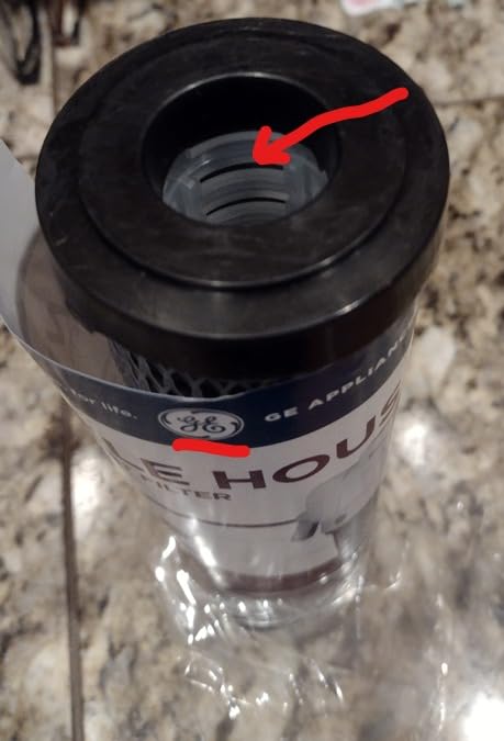 GE FXWTC Whole House Water Filter | Replacement for Water Filtration System | NSF Certified: Reduces Chlorine, Sediment, Rust & Other Impurities | Replace Every 3 Months for Best Results | 2 Filters - Customer Photo 1