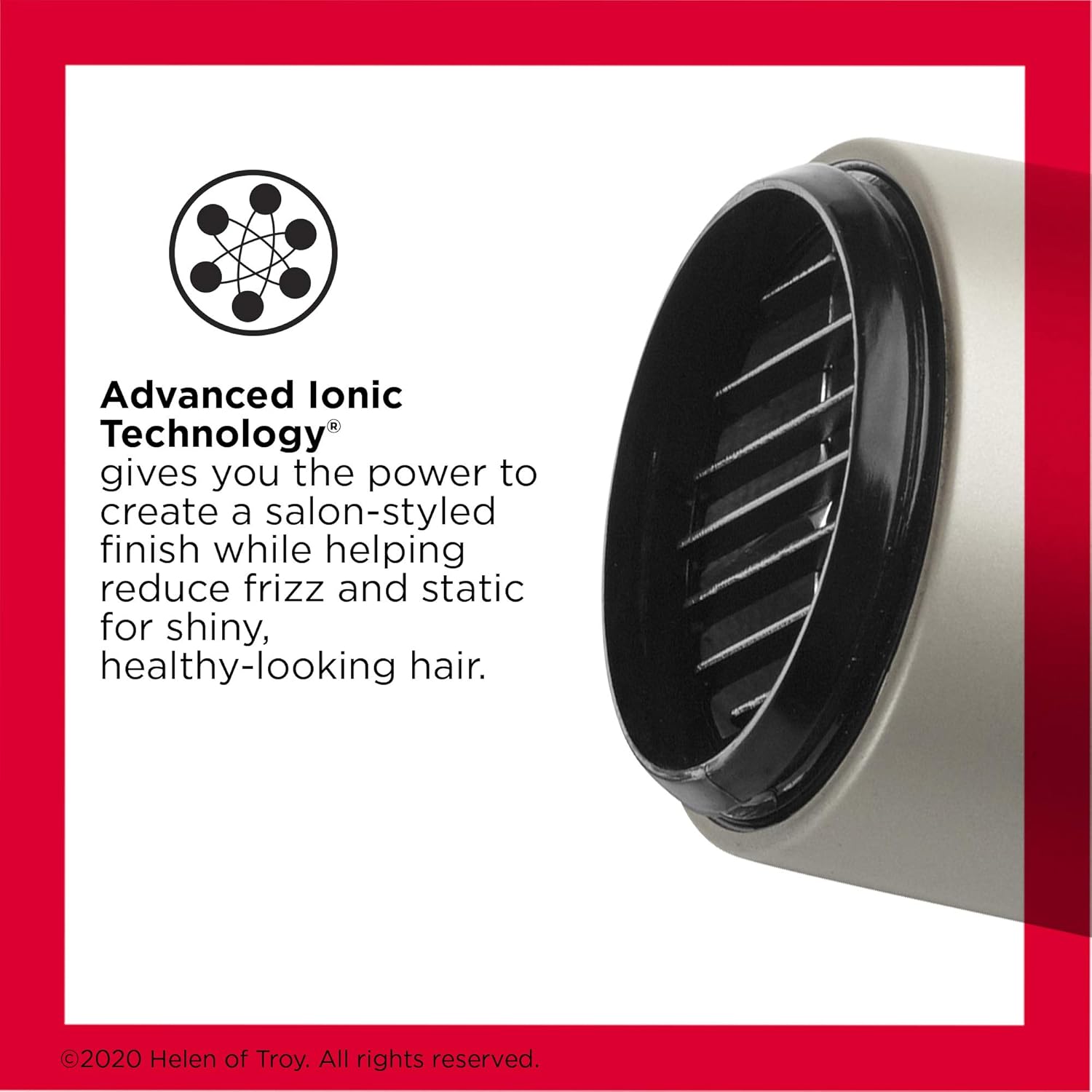 REVLON Turbo Hair Dryer | 1875 Watts of Maximum Shine, Fast Dry (Silver) customer photo 1