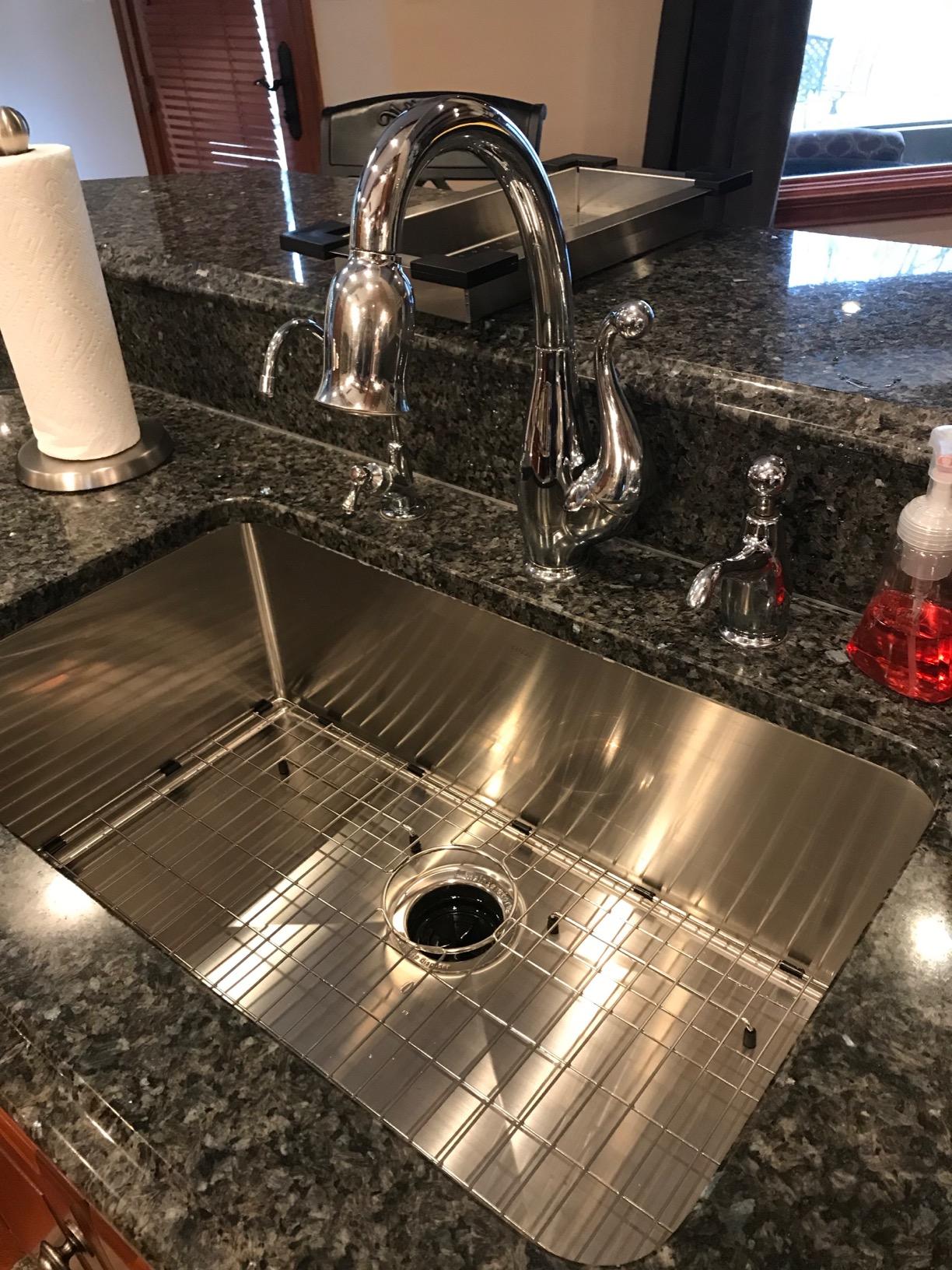 KRAUS Standart Pro 30-inch Undermount Single Bowl 16 Gauge Stainless Steel Kitchen Sink, KHU100-30 Customer Review KRAUS Standart Pro 30-inch Undermount Single Bowl 16 Gauge Stainless Steel Kitchen Sink, KHU100-30 - Customer Photo 1