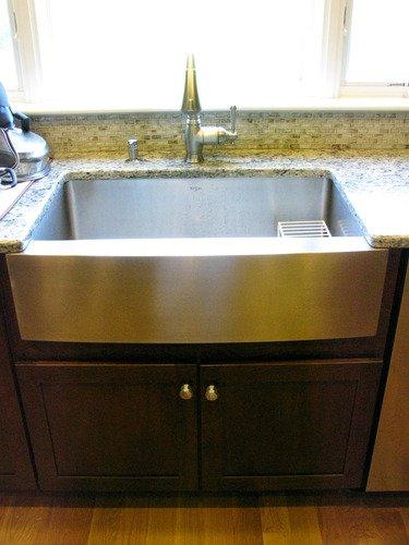 Kraus KHF200-33 Standart PRO Stainless Steel Sink 33 inch Farmhouse Apron Single Bowl 16 gauge - Customer Photo 2