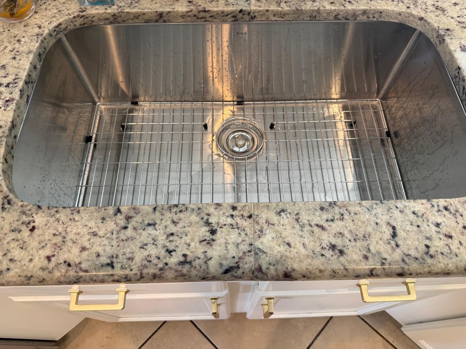 Kraus KHU100-32 Standart PRO 16 Gauge Undermount Single Bowl Stainless Steel Kitchen Sink, 32 Inch Customer Review Kraus KHU100-32 Standart PRO 16 Gauge Undermount Single Bowl Stainless Steel Kitchen Sink, 32 Inch - Customer Photo 1