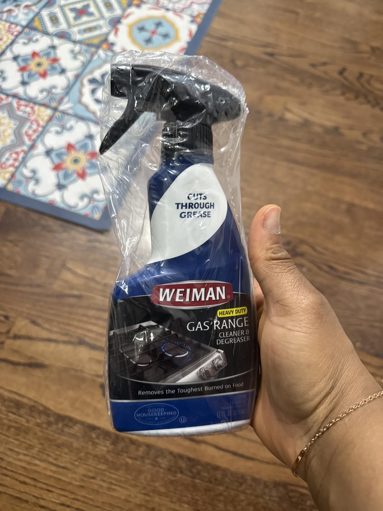 Weiman Gas Range Cleaner and Degreaser, Single, Lemon, 1 Count - Customer Photo 2