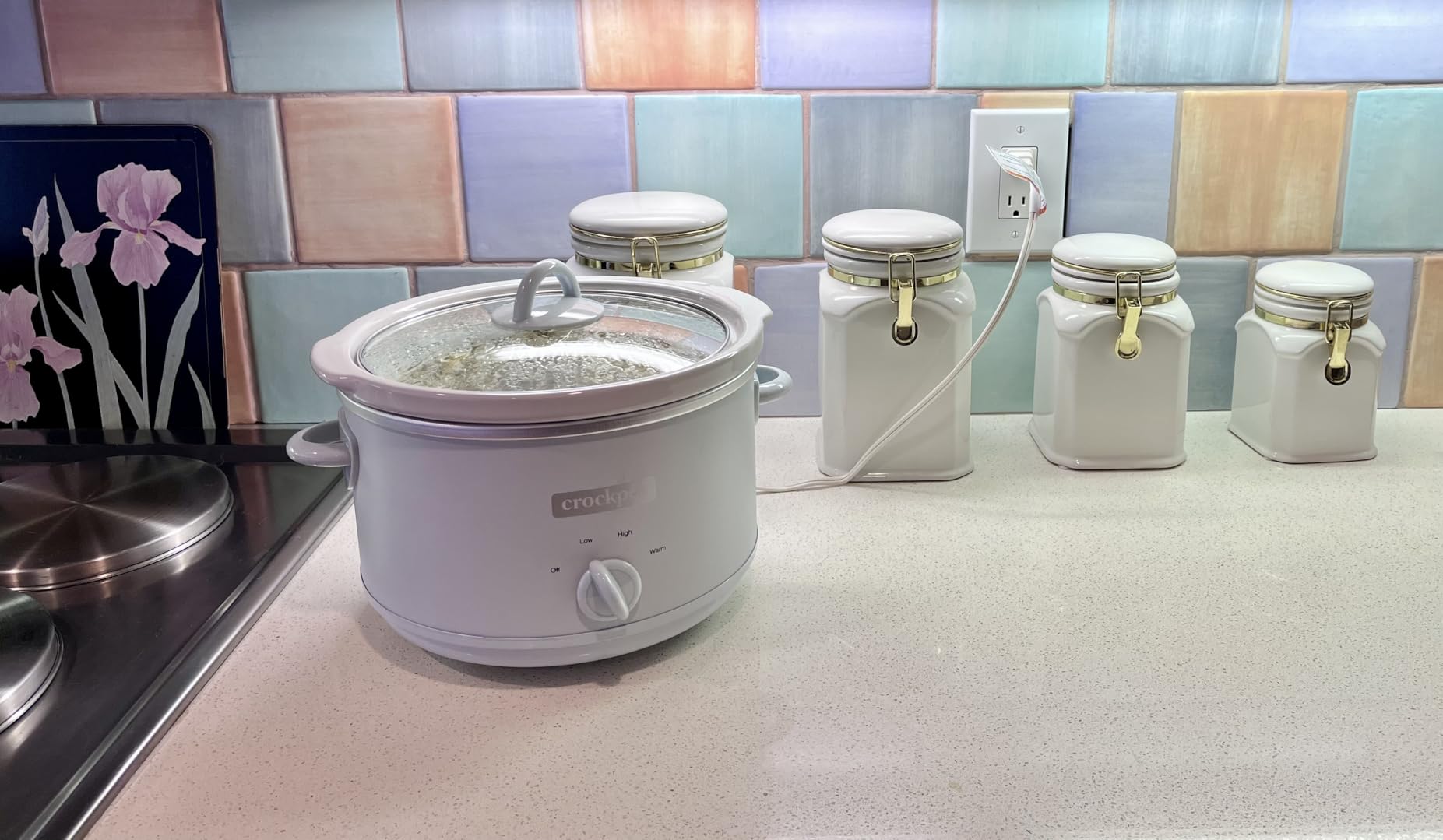 Crockpot Manual 3-Quart Slow Cooker Silver - Customer Photo 1