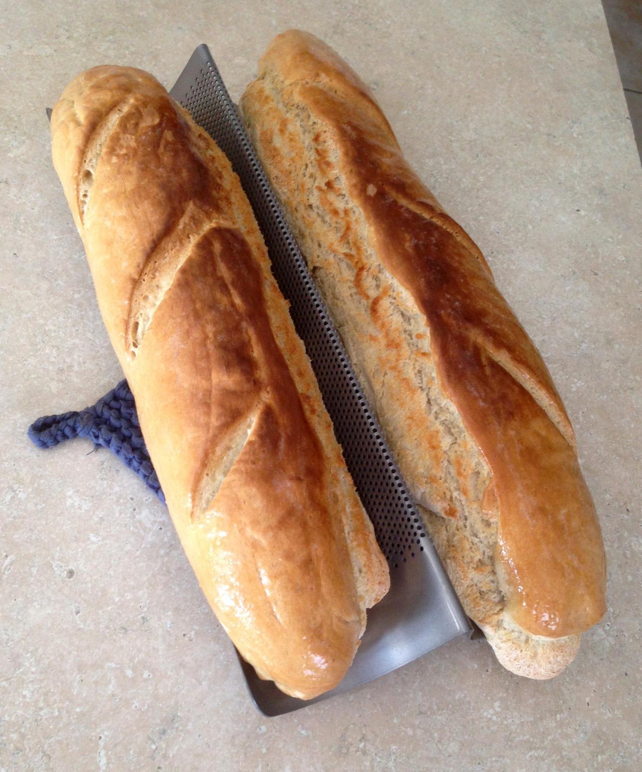 Chicago Metallic Commercial II Non-Stick Perforated French Bread Pan, Perfect for creating a crisp, golden-brown crust - Customer Photo 4