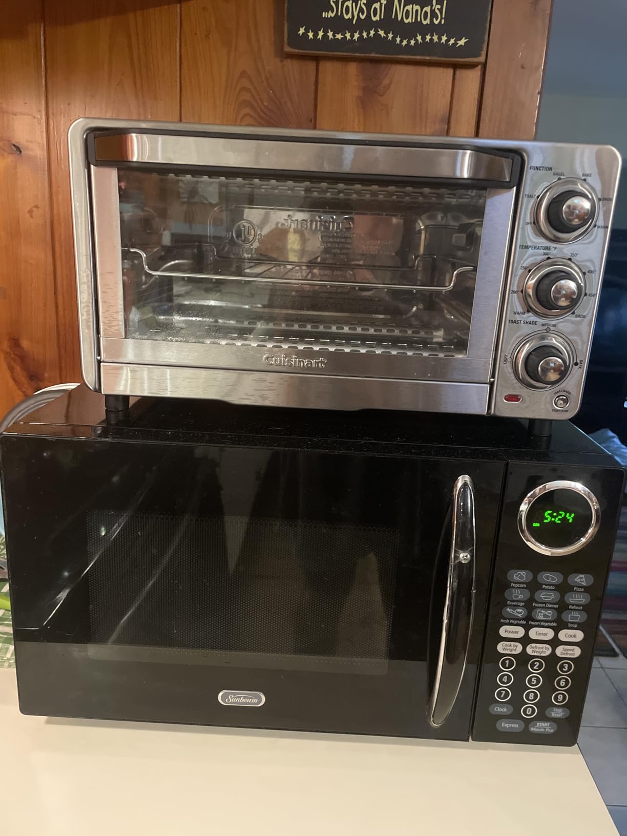 Cuisinart Custom Classic Toaster Oven Broiler, 1800 Watt Countertop Toaster Oven to Bake, Broil, and Toast, Non-Stick Interior, Consistent Toast Control, Brushed Stainless Steel/Black, TOB-40N customer photo 2