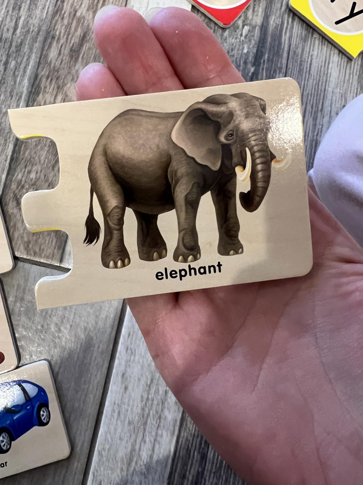 Melissa & Doug Self-Correcting Alphabet Puzzle (52 pcs) with Toy Storage Box, Wooden ABC Puzzles for Toddlers & Preschoolers, Montessori Learning Toys for Girls & Boys 4+ customer photo 2