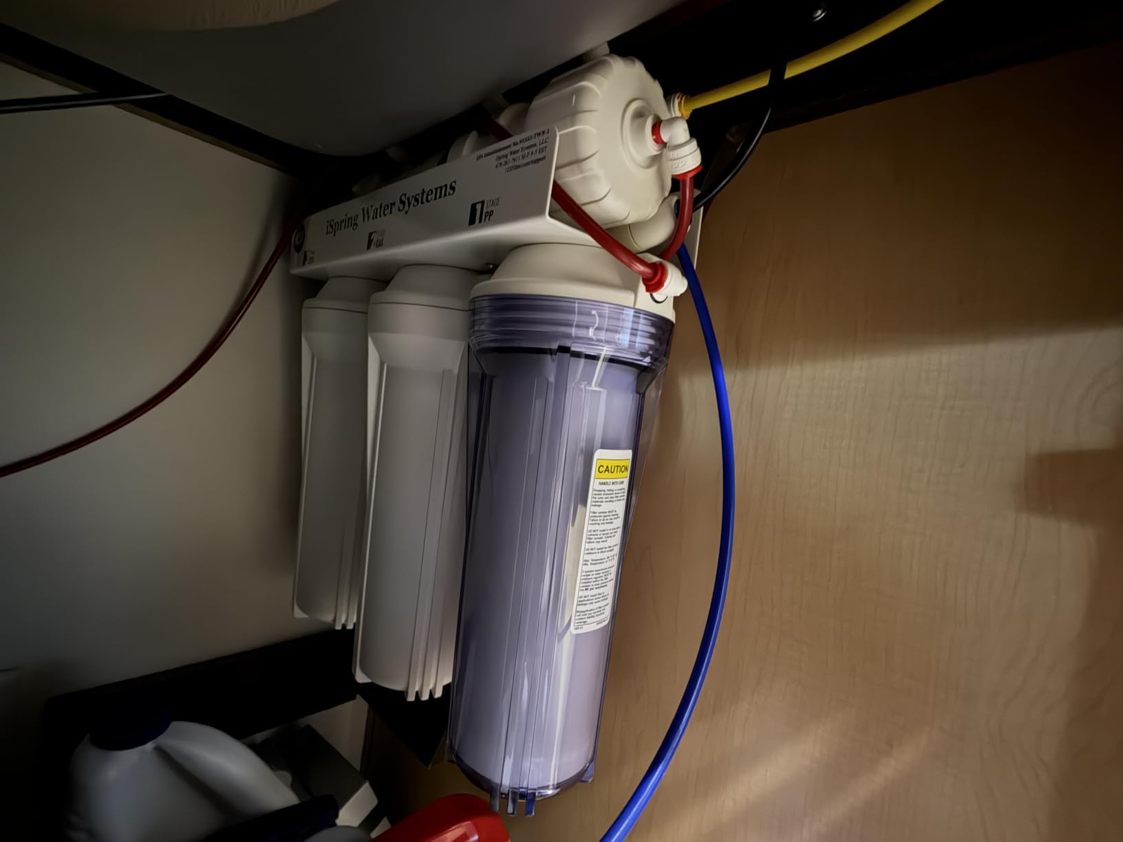 iSpring RCC7AK, NSF Certified, 75 GPD, Alkaline 6-Stage Reverse Osmosis System, pH+ Remineralization RO Water Filter System Under Sink, Patented Top-Mounted Faucet Design for Easy Installation Customer Review iSpring RCC7AK, NSF Certified, 75 GPD, Alkaline 6-Stage Reverse Osmosis System, pH+ Remineralization RO Water Filter System Under Sink, Patented Top-Mounted Faucet Design for Easy Installation - Customer Photo 1