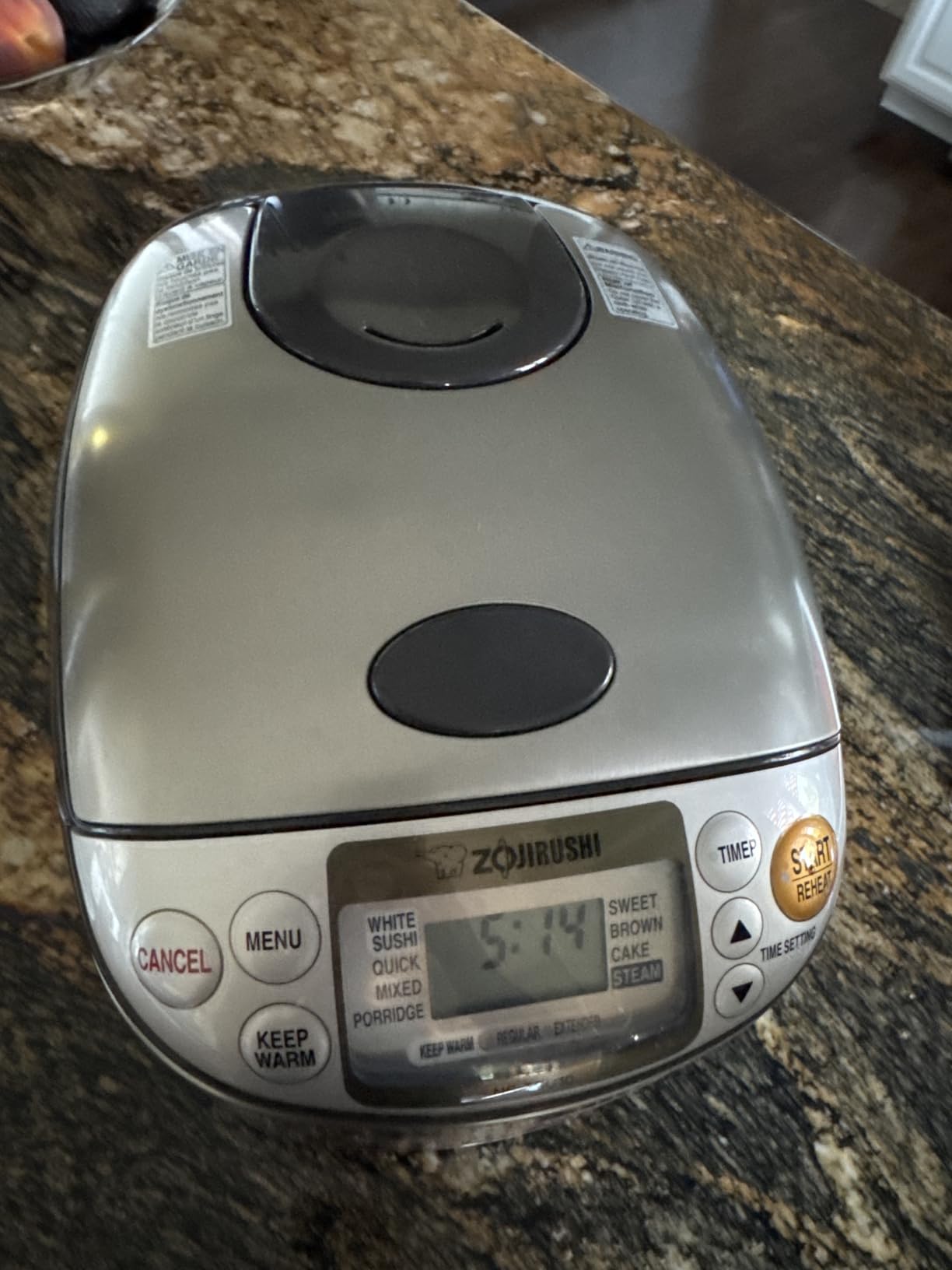 Zojirushi NS-TSC10 5-1/2-Cup (Uncooked) Micom Rice Cooker and Warmer, 1.0-Liter - Customer Photo 4