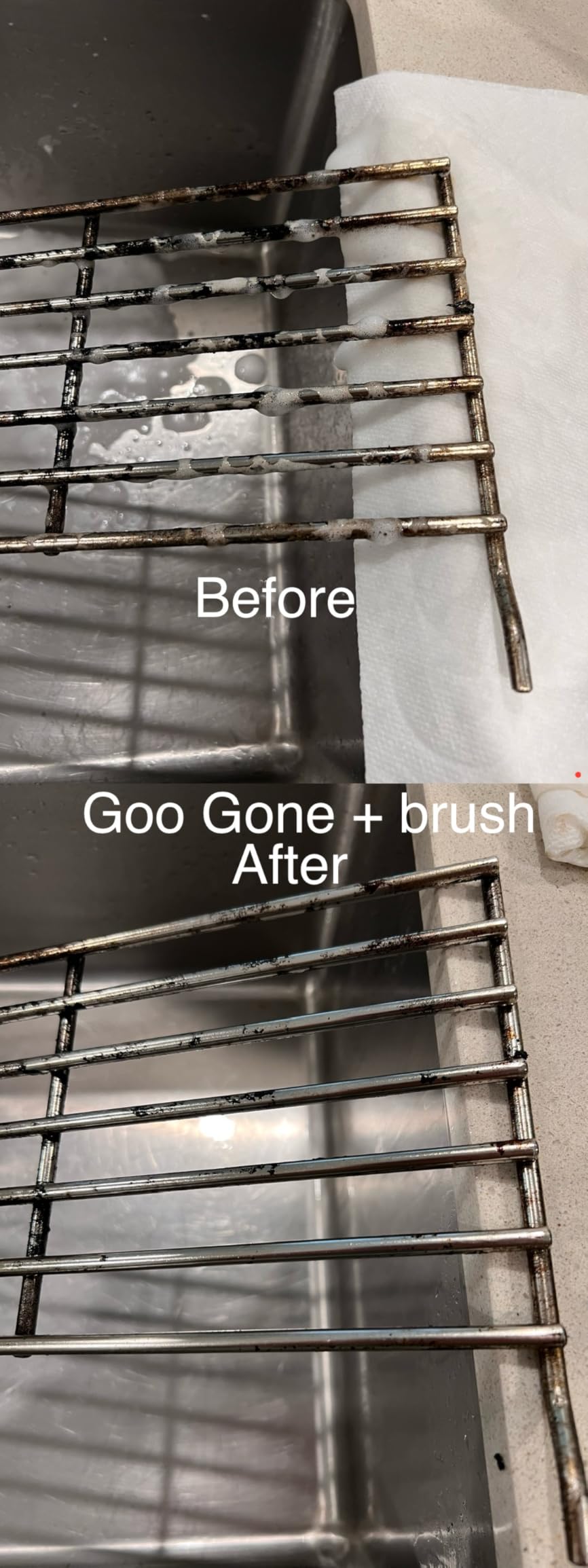 Goo Gone Grill and Grate Cleaner - 24 Ounce - Cleans Cooking Grates and Racks - Customer Photo 3