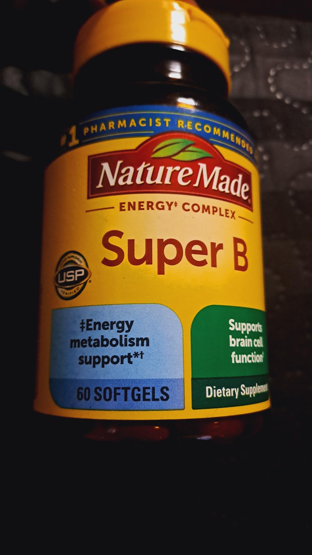 Nature Made Super B Complex Vitamins for Women and Men, Dietary Supplement for Energy Metabolism Support, Super Vitamin B Complex, 60 Softgels, 60 Day Supply customer photo 2