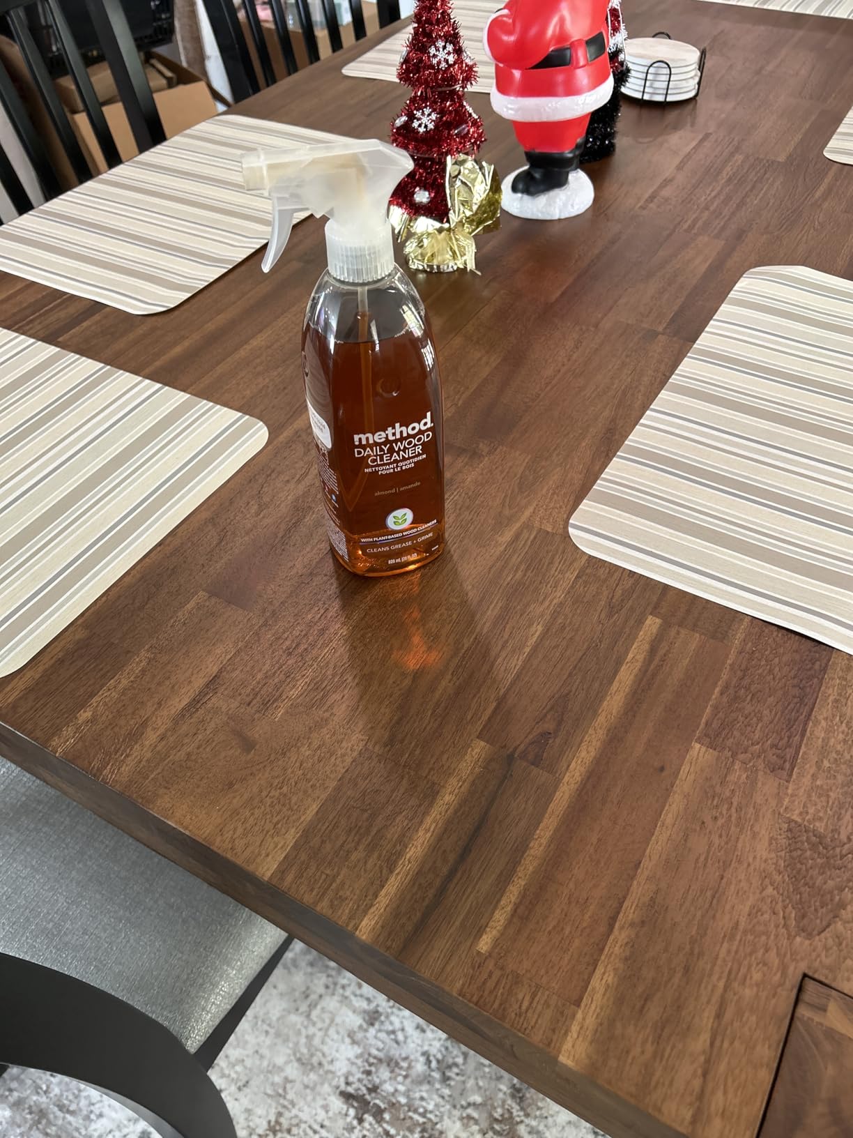 Method Daily Wood Cleaner, Almond, Cleans Shelves, Tables and Other Wooden Surfaces While Removing Dust & Grime, 28 oz Spray Bottles, (Pack of 1) - Customer Photo 1