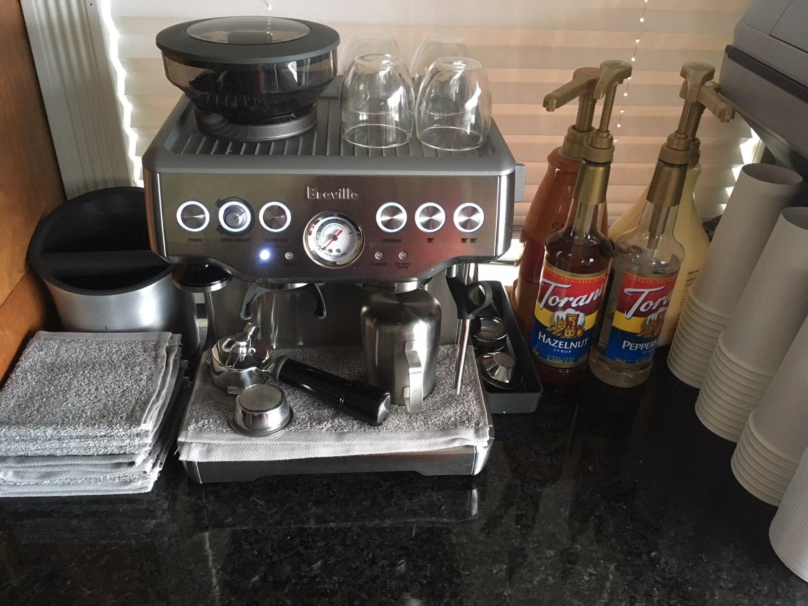 Breville Barista Express Espresso Machine BES870XL, Brushed Stainless Steel Customer Review Breville Barista Express Espresso Machine BES870XL, Brushed Stainless Steel - Customer Photo 1