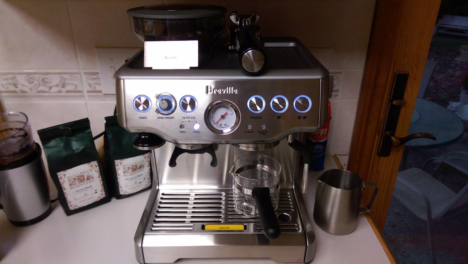 Breville Barista Express Espresso Machine BES870XL, Brushed Stainless Steel - Customer Photo 2