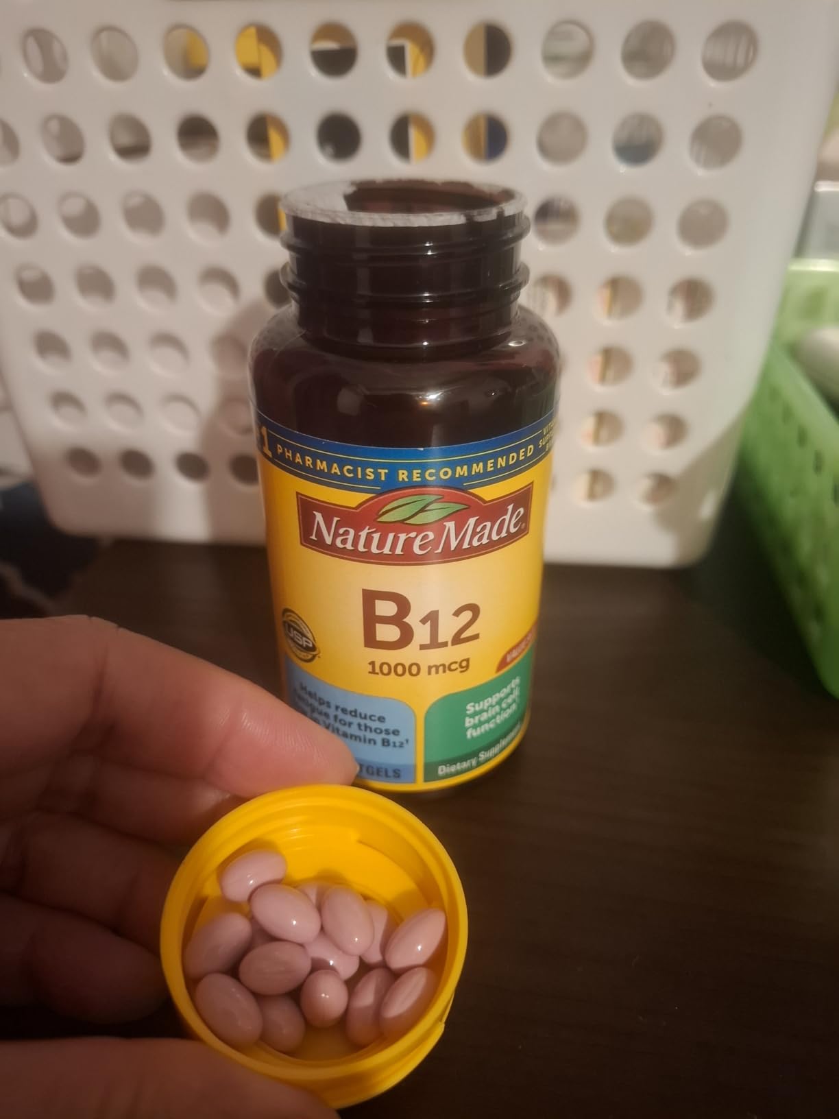 Nature Made Vitamin B12 1000 mcg, Dietary Supplement for Energy Metabolism Support, B12 Vitamins 1000 mcg, 150 Softgels, 150 Day Supply customer photo 1