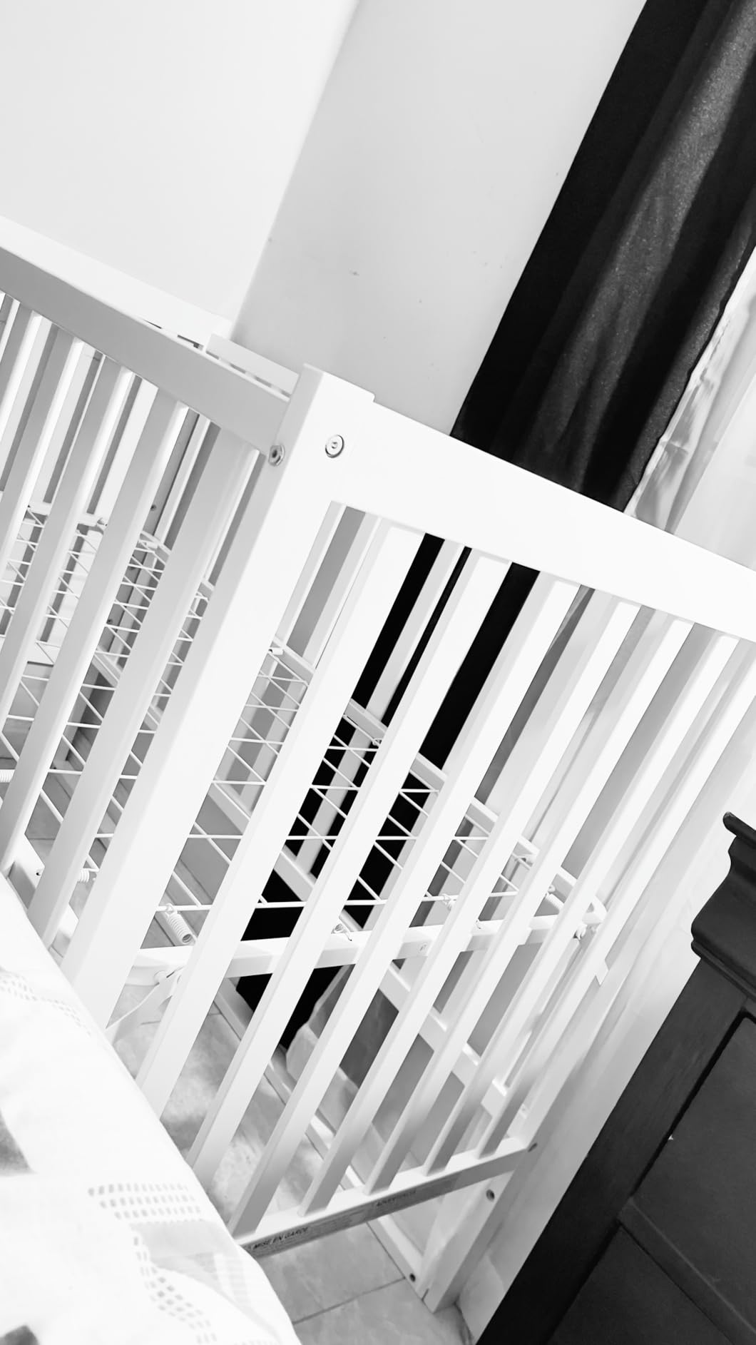 Dream On Me Synergy 5-in-1 Convertible Full-Size Baby Crib with Toddler, Day & Full Bed Conversion in White, GreenGuard Gold & BSA, 3 Mattress Heights, Sustainable Pinewood customer photo 1