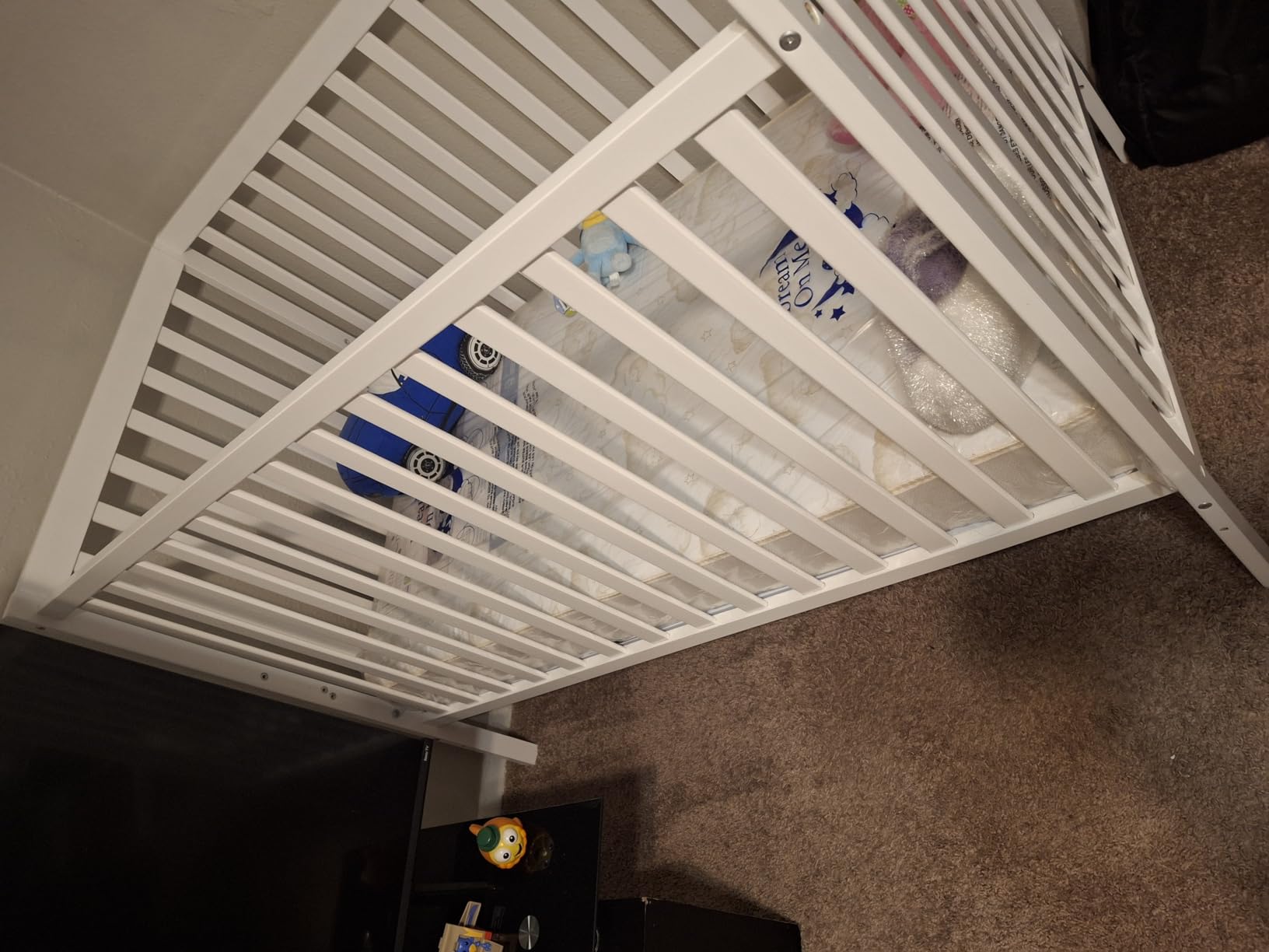 Dream On Me Synergy 5-in-1 Convertible Full-Size Baby Crib with Toddler, Day & Full Bed Conversion in White, GreenGuard Gold & BSA, 3 Mattress Heights, Sustainable Pinewood customer photo 2