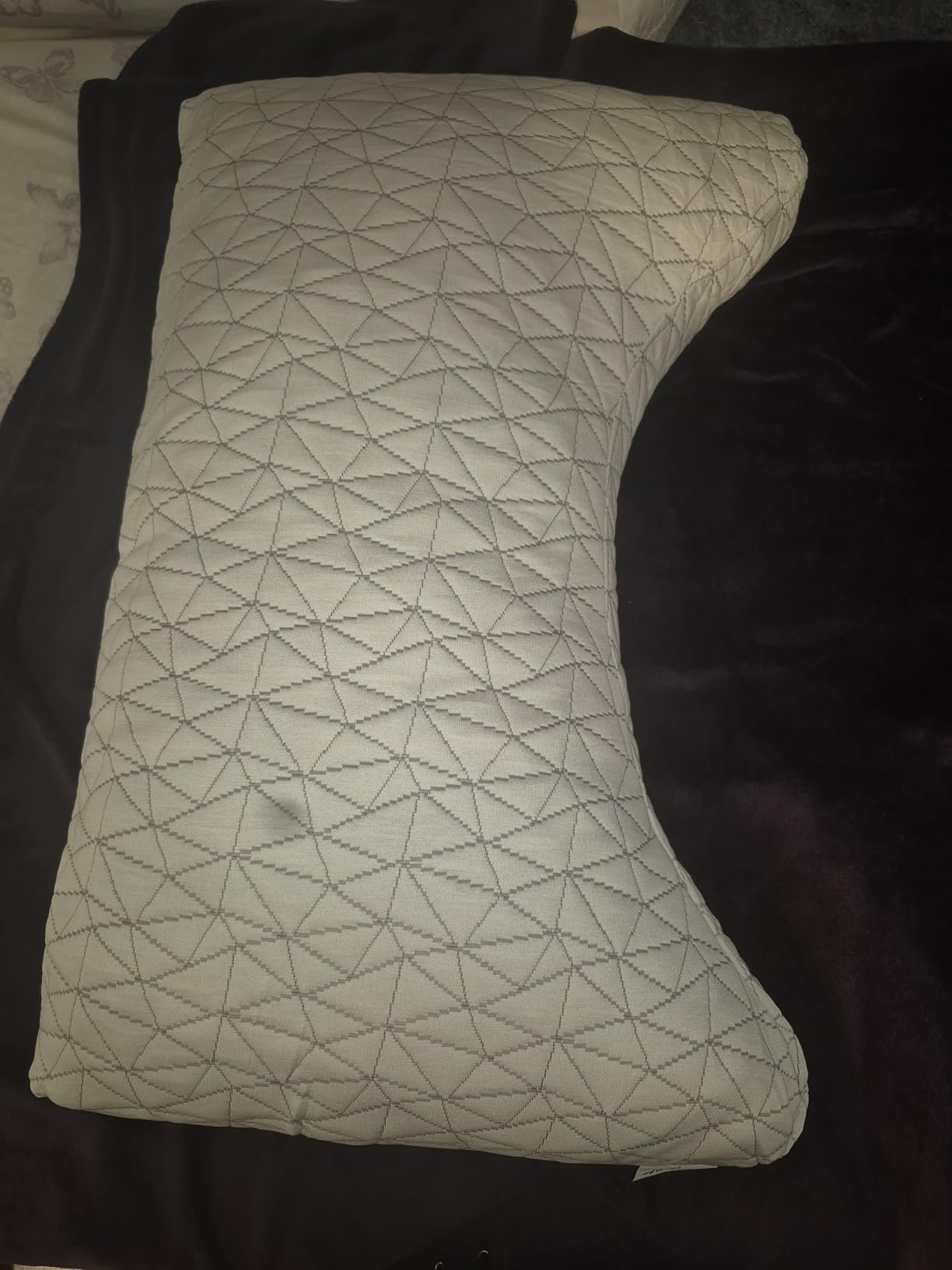 Coop Home Goods Original Adjustable Pillow, Queen Size Bed Pillows for Sleeping, Cross Cut Memory Foam Pillows - Medium Firm Back, Stomach and Side Sleeper Pillow, CertiPUR-US/GREENGUARD Gold customer photo 1