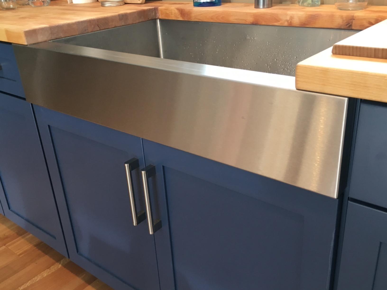 Elkay ECTRUF30179R Crosstown Single Bowl Farmhouse Stainless Steel Sink - Customer Photo 2