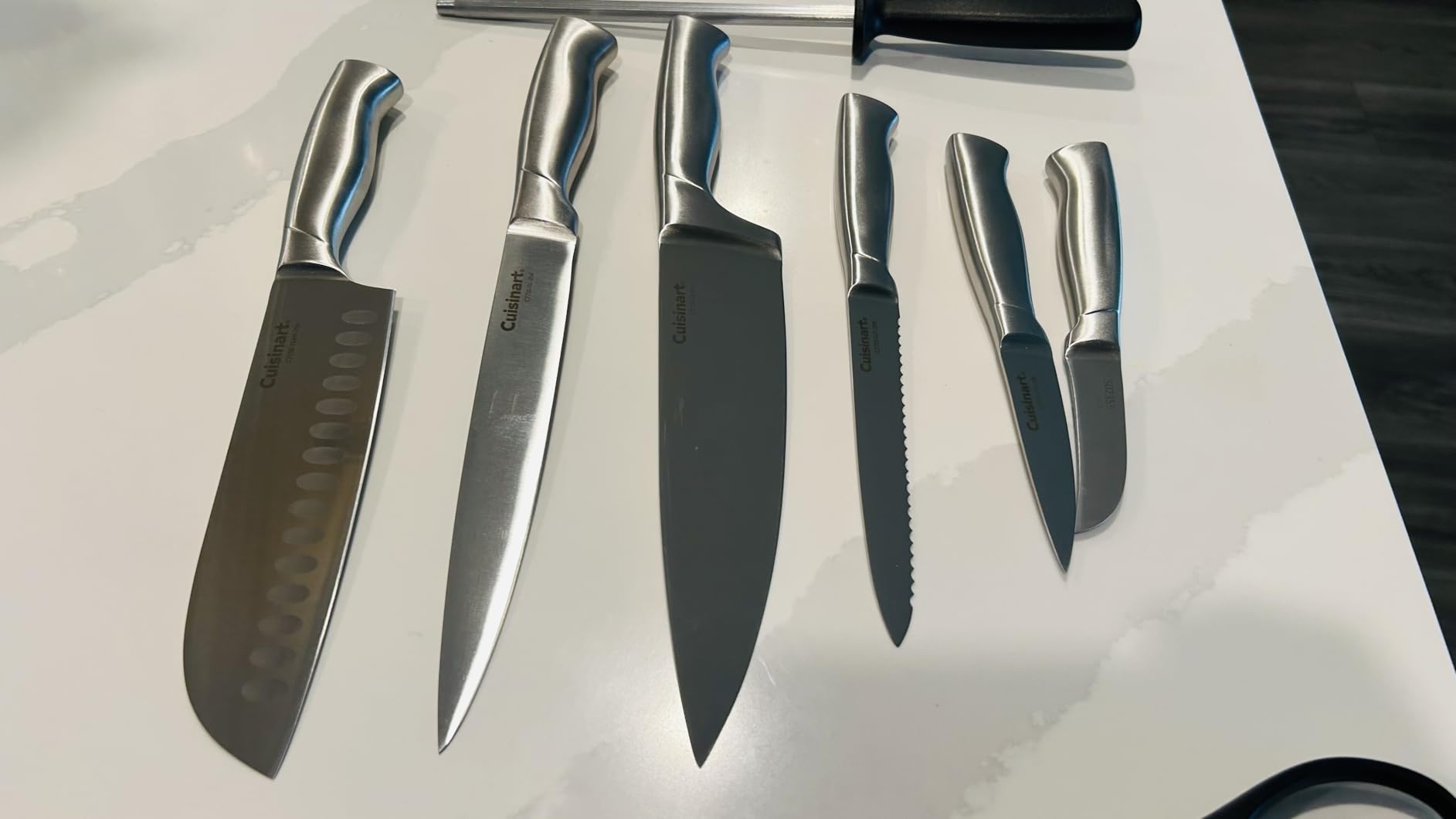 Cuisinart Stainless Steel Hollow Handle 15-Piece Cutlery Block Set, Kitchen Knife Set with Steel Blades for Precise Cutting, Durable Knives with Ergonomic Handles, C77SS-15PK Customer Review Cuisinart Stainless Steel Hollow Handle 15-Piece Cutlery Block Set, Kitchen Knife Set with Steel Blades for Precise Cutting, Durable Knives with Ergonomic Handles, C77SS-15PK - Customer Photo 3